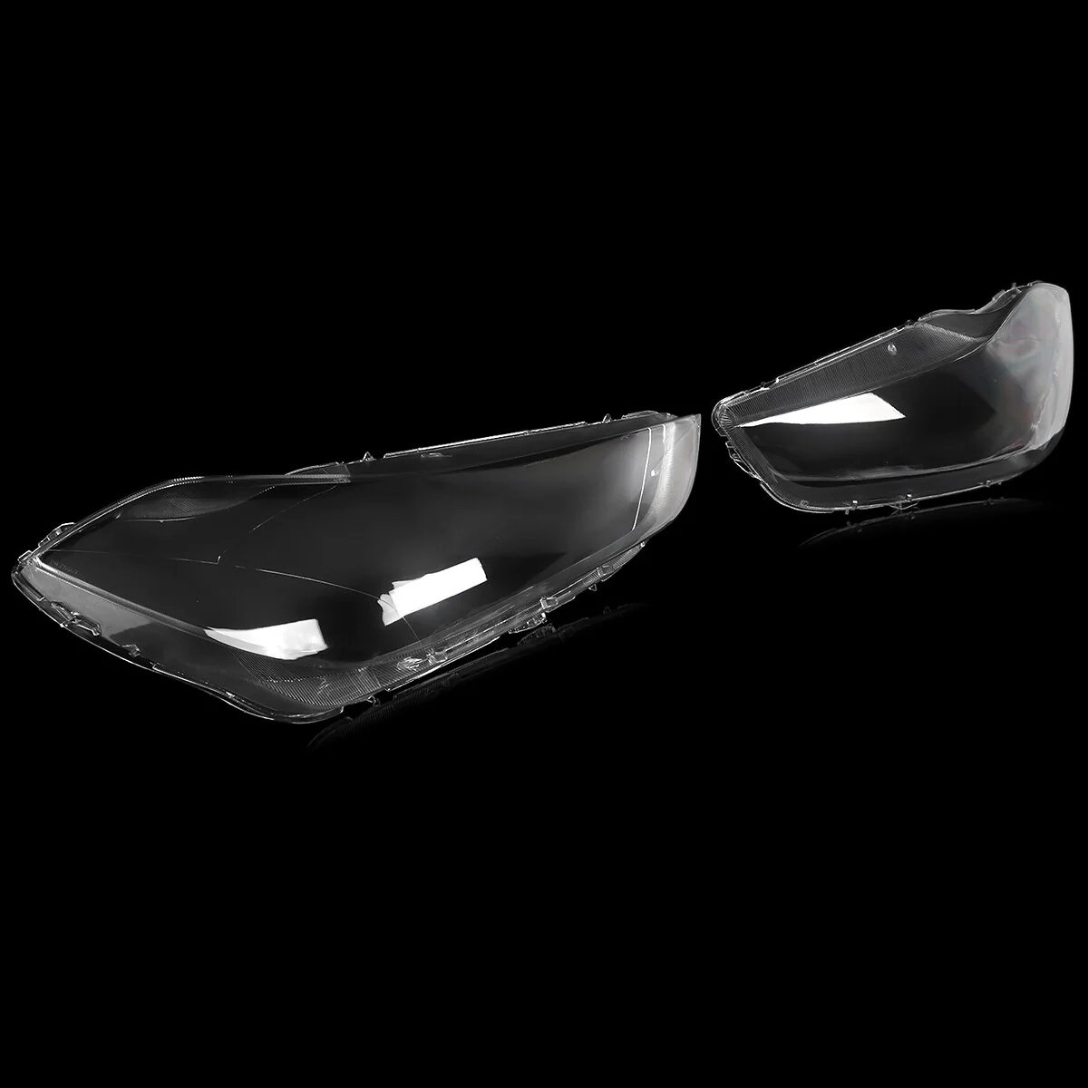 Left + Right Headlamp Clear Lens Cover Pair for Maserati Ghibli 2014-2022 Replacement Shells - Image 6