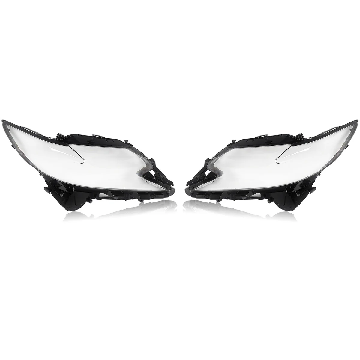 Left + Right Headlight Lens Cover For Lexus ES200 ES300 ES350 2016 2017 2018 Headlamp Shells
