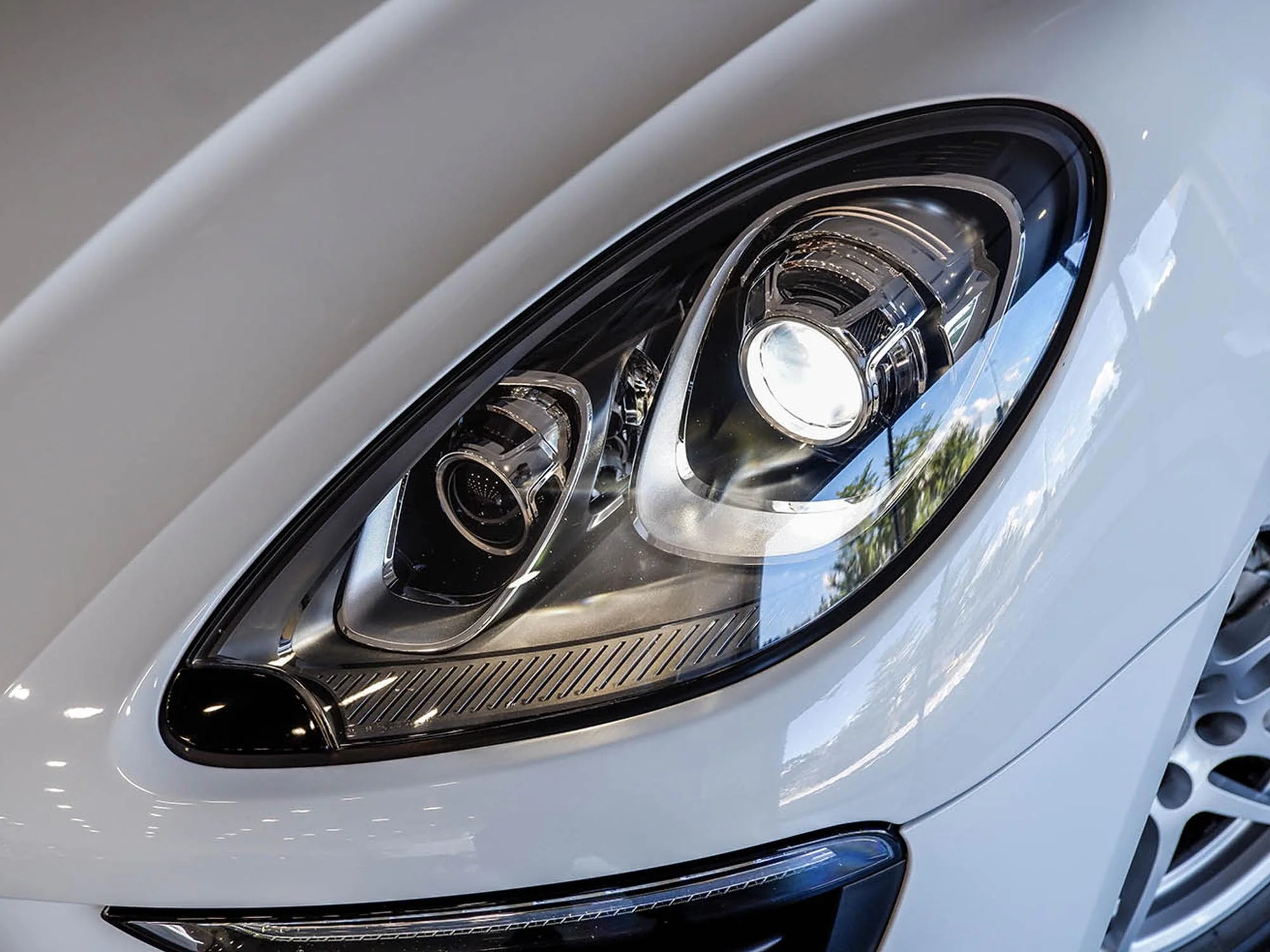 Left+Right Headlight Lens Cover Shell for Porsche Macan 2015–2018 Headlamp Shade - Image 3