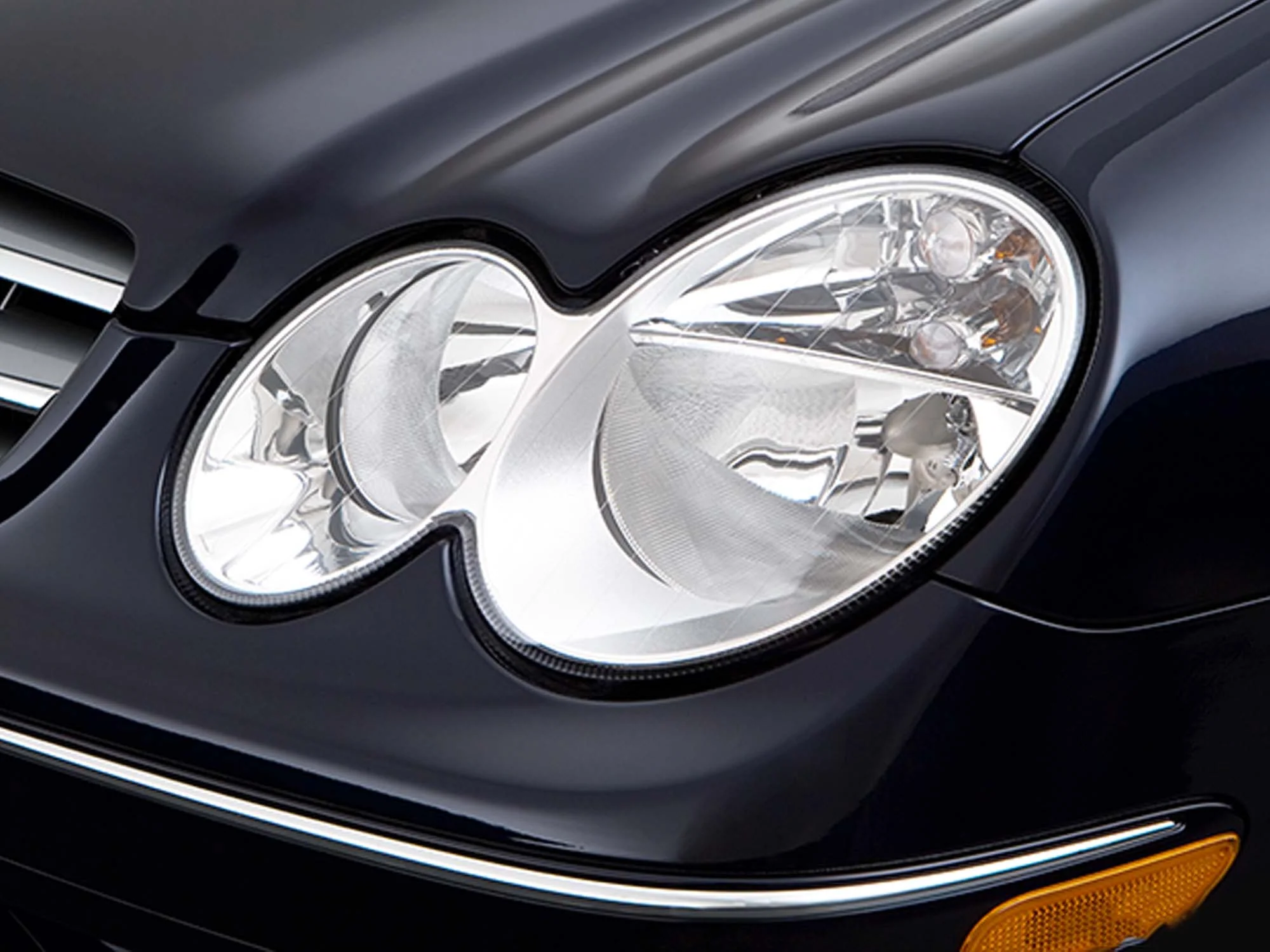 Pair Headlight Lens Cover Clear L+R for Mercedes Benz CLK C209 W209 2005-2009 - Image 3