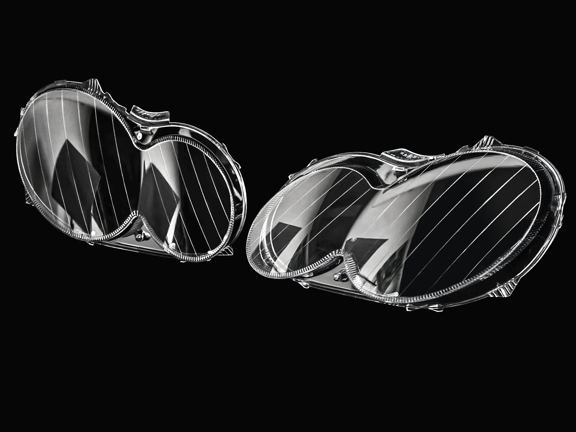 Pair Headlight Lens Cover Clear L+R for Mercedes Benz CLK C209 W209 2005-2009 - Image 5
