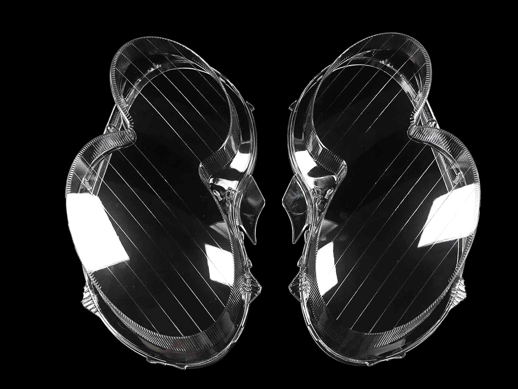 Pair Headlight Lens Cover Clear L+R for Mercedes Benz CLK C209 W209 2005-2009 - Image 8