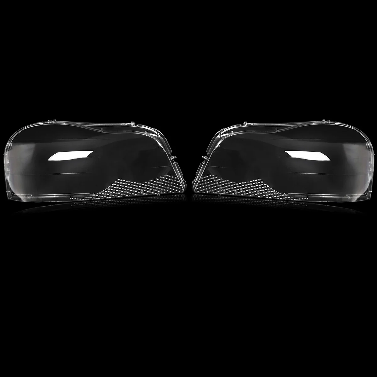 Left+Right Headlight Lens Lampshade Cover Replacement For Volvo XC90 2004-2013 - Image 3
