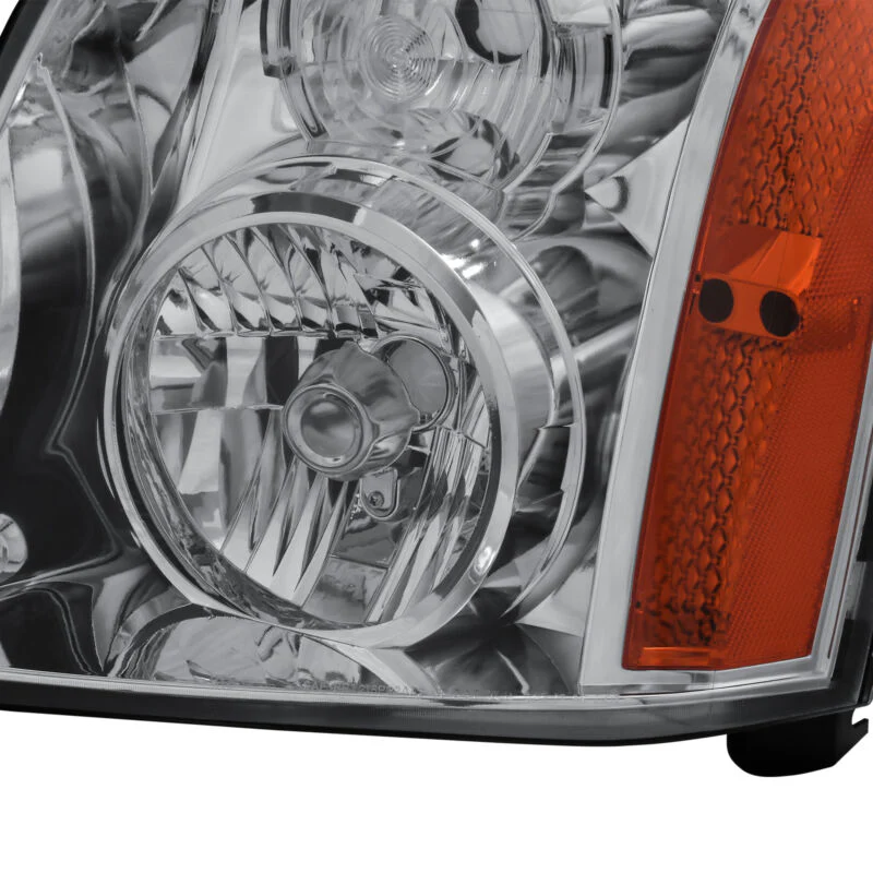 Left+Right Headlights Front Lamps For 2007-2014 GMC Yukon Denali XL1500 2500 - Image 6