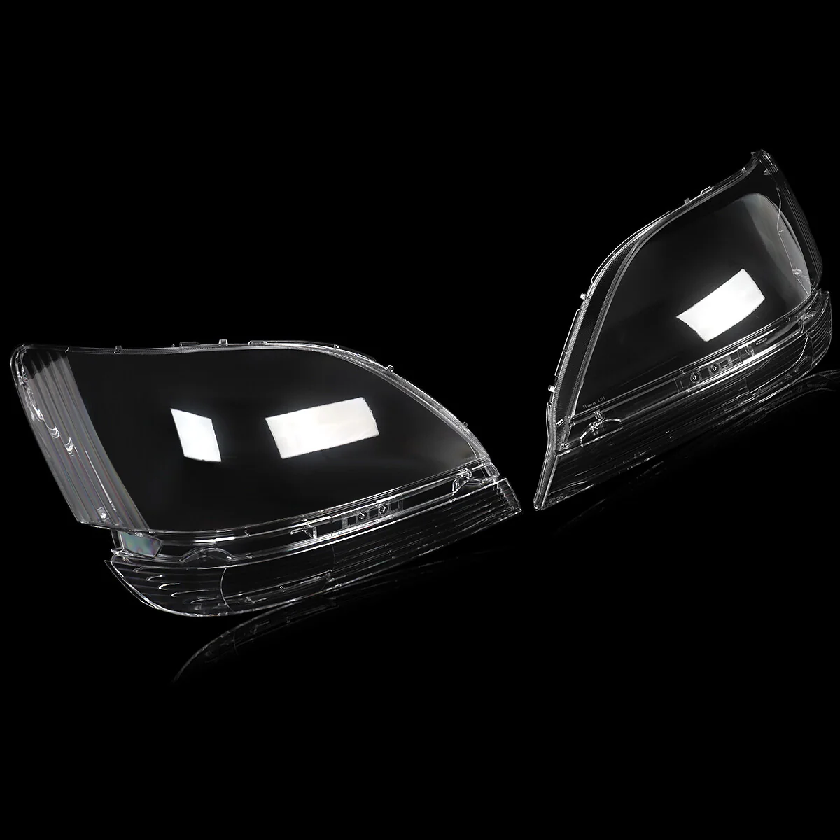 Left & Right Pair Front Clear Headlight Lens Covers for Lexus RX300 1998-2002