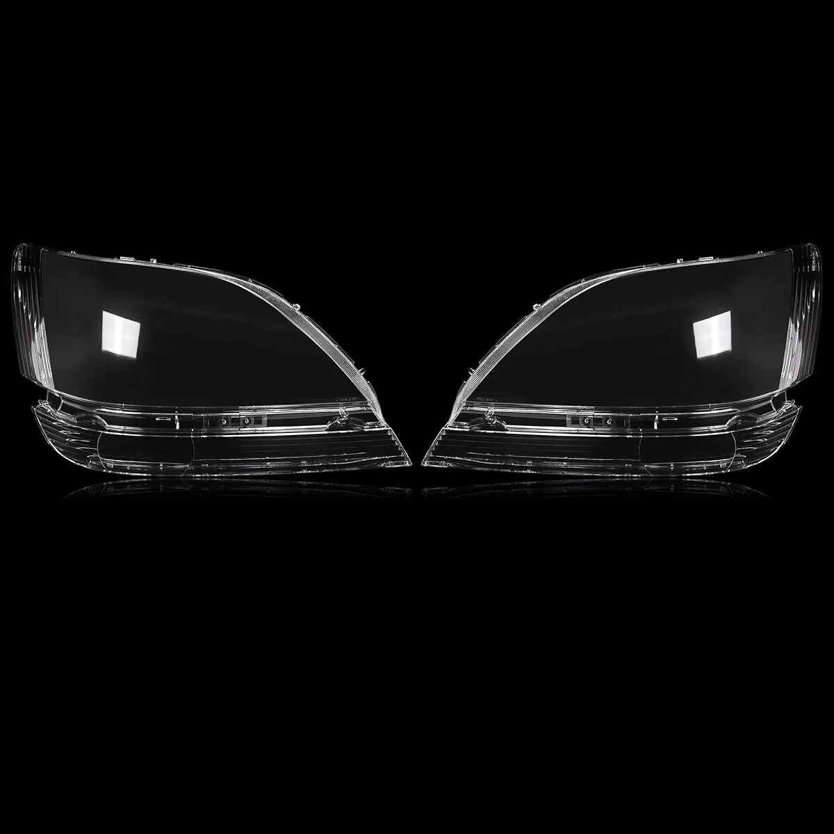 Left & Right Pair Front Clear Headlight Lens Covers for Lexus RX300 1998-2002 - Image 3