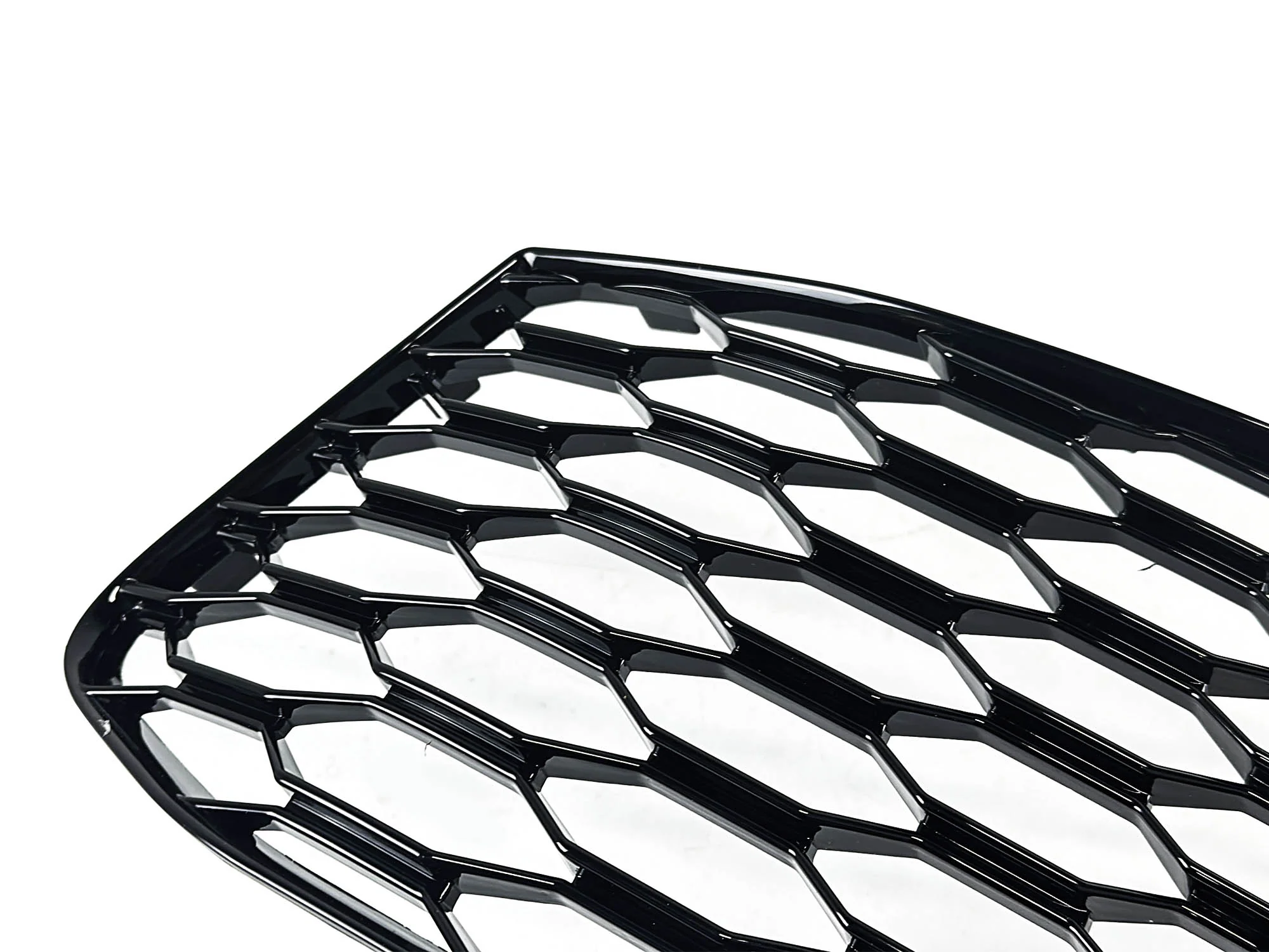 Left+Right Side Bumper Fog Light Lamps Frame Grille Cover For Audi RS6 2014-2018 - Image 12