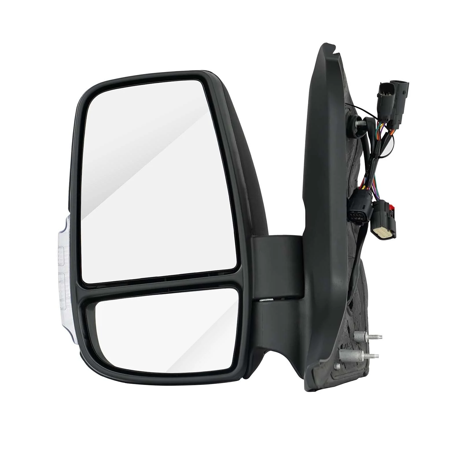 Left+Right Side Mirrors Power Heated w/Signal Adapter For 2014-2022 Ford Transit - Image 9