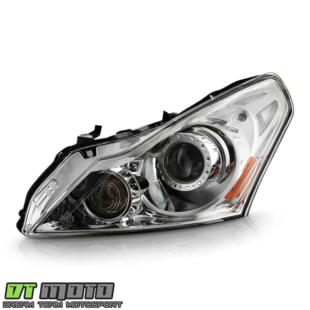 Left Side For 2010-2013 Infiniti G37 / 2011-2012 G25 4-Door Sedan HID/Xenon Projector Headlight - Driver - Image 2