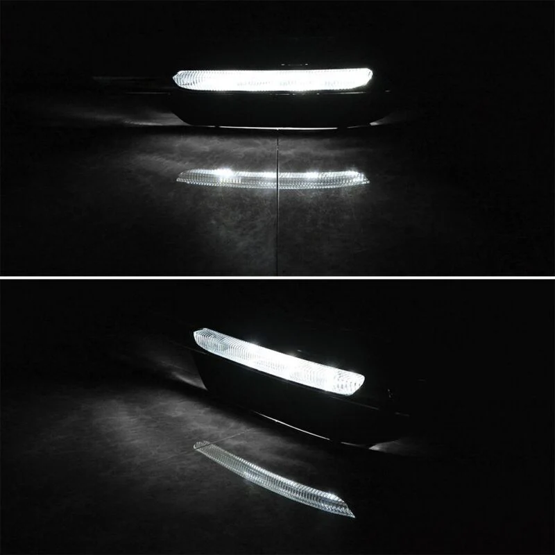 LED Daytime Running DRL Fog Light Grill for Mercedes C-Class W204 C300 Non-AMG 2012-2014 - Image 5