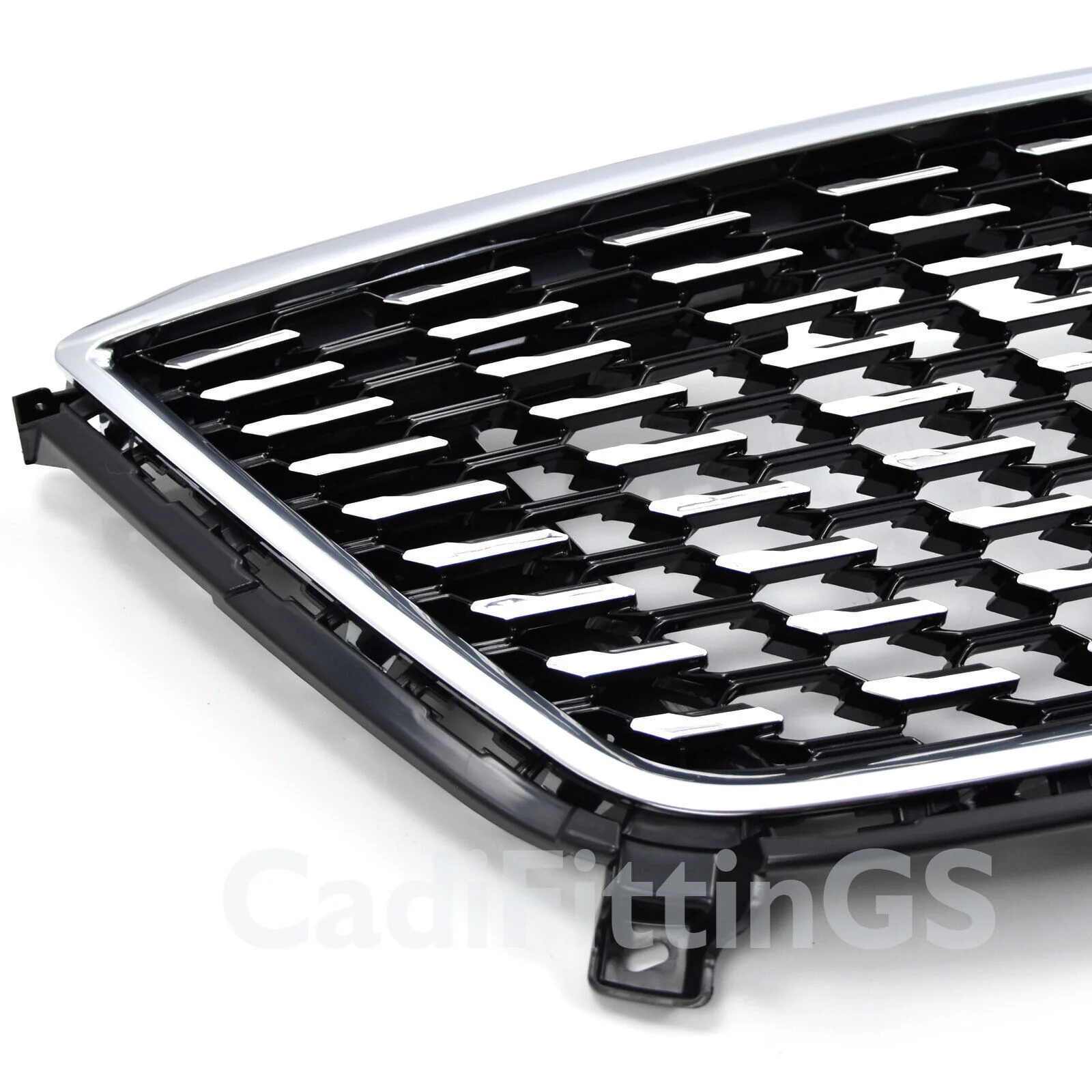 Replacement Front Bumper Upper Grille Chrome for Cadillac XT5 2021-2025 w/o Camera - Image 9