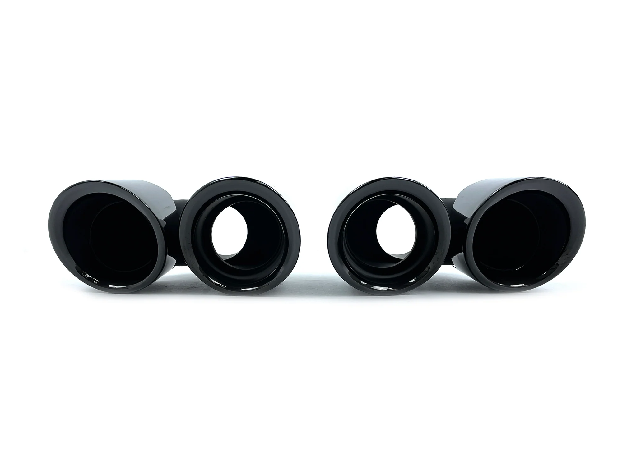 For 2018-2021 BMW X3 G01 X4 G02 M-Sport Exhaust Tips Muffler Pipe Glos Black - Image 4