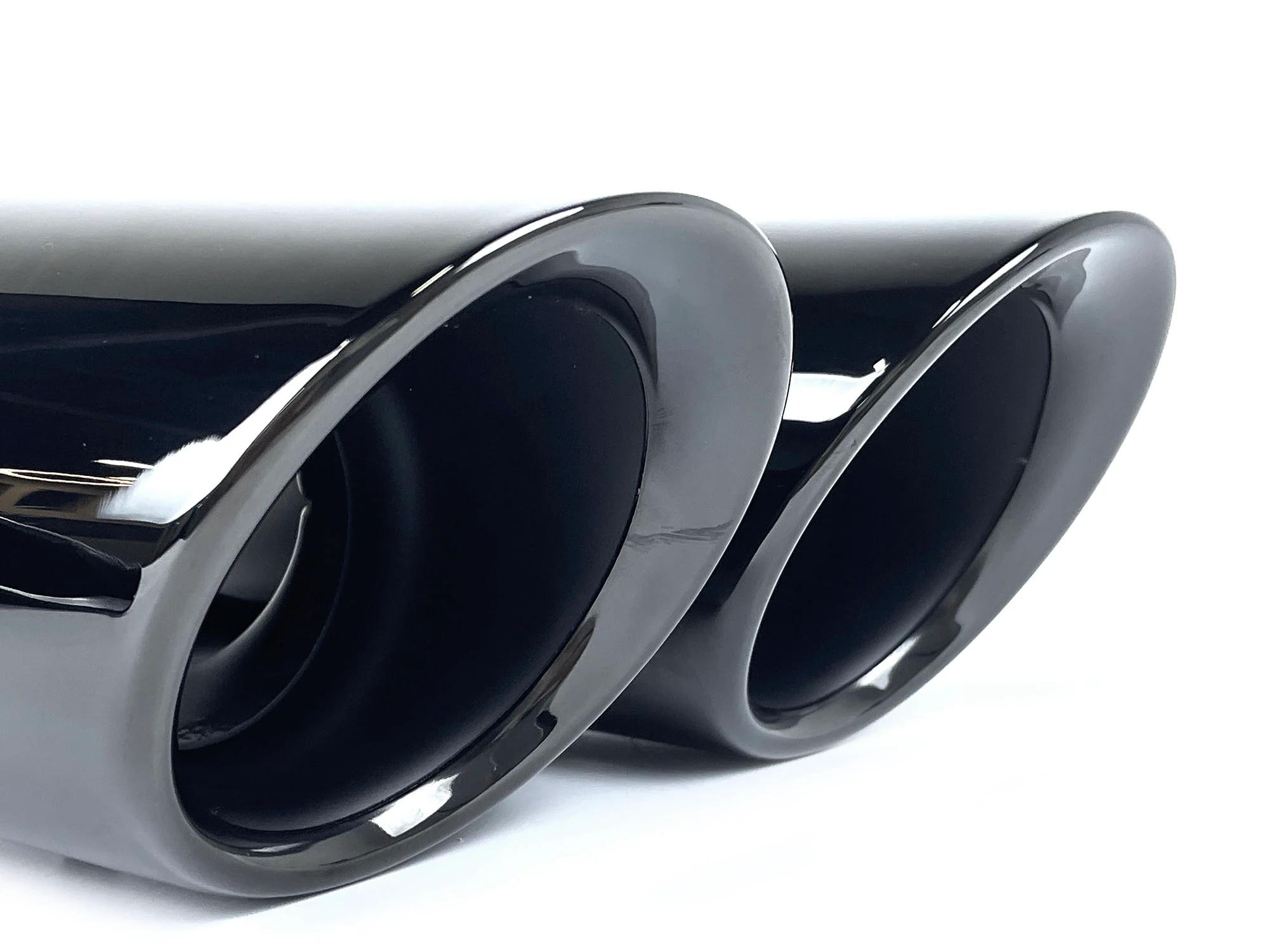 For 2018-2021 BMW X3 G01 X4 G02 M-Sport Exhaust Tips Muffler Pipe Glos Black - Image 9