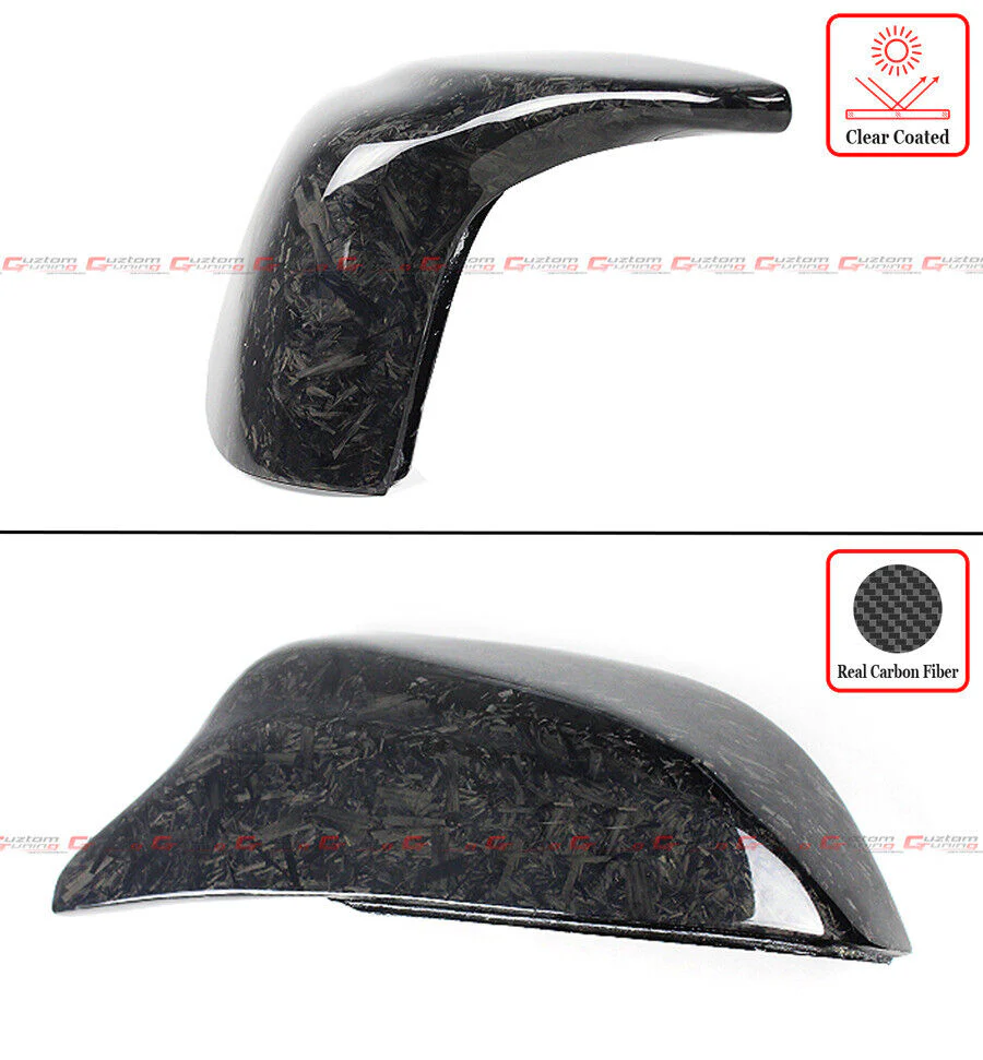 Forged Carbon Fiber Mirror Cover Caps fits for Infiniti Q50 Q60 2014-2024 - Image 3