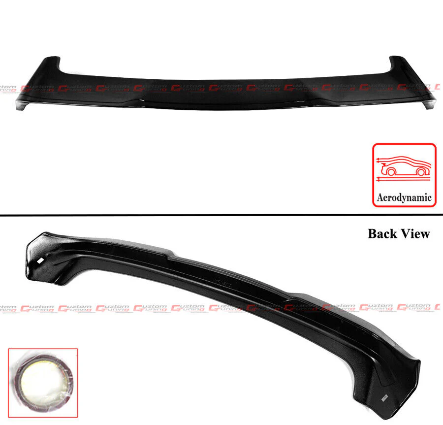 Gloss Black Rear Trunk Roof Spoiler Extension fit for 2023-2025 Honda CR-V CRV - Image 2