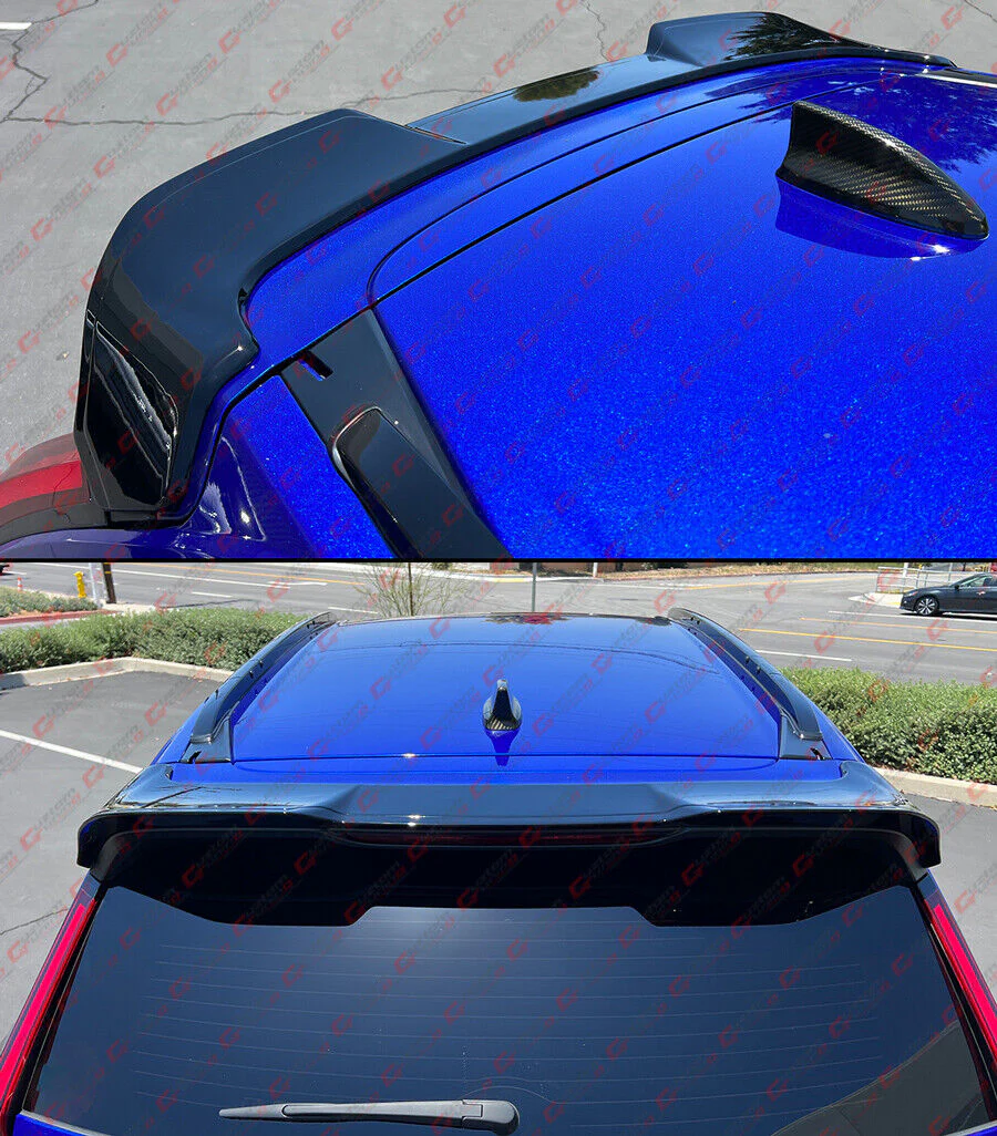 Gloss Black Rear Trunk Roof Spoiler Extension fit for 2023-2025 Honda CR-V CRV - Image 6