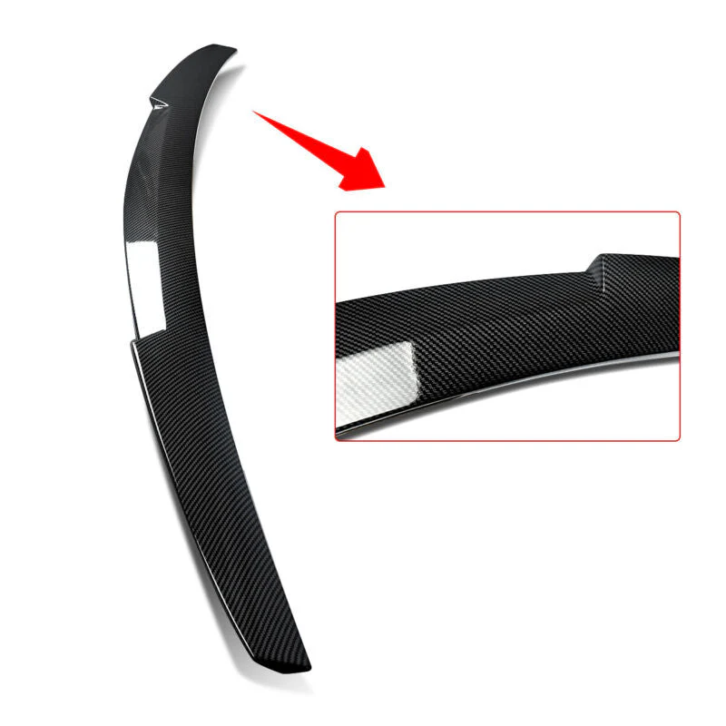 Carbon Fiber Look Highkick Trunk Spoiler For AUDI A4 B8 Sedan 2009-2012 - Image 5