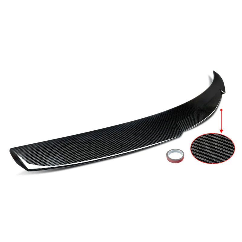 Carbon Fiber Look Highkick Trunk Spoiler For AUDI A4 B8 Sedan 2009-2012 - Image 6