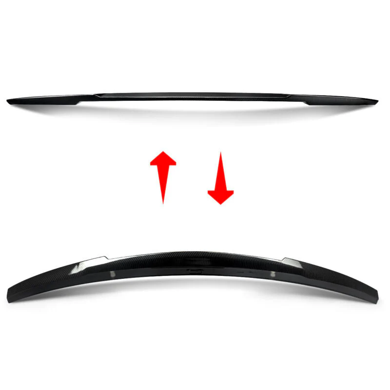 Carbon Fiber Look Highkick Trunk Spoiler For AUDI A4 B8 Sedan 2009-2012 - Image 7