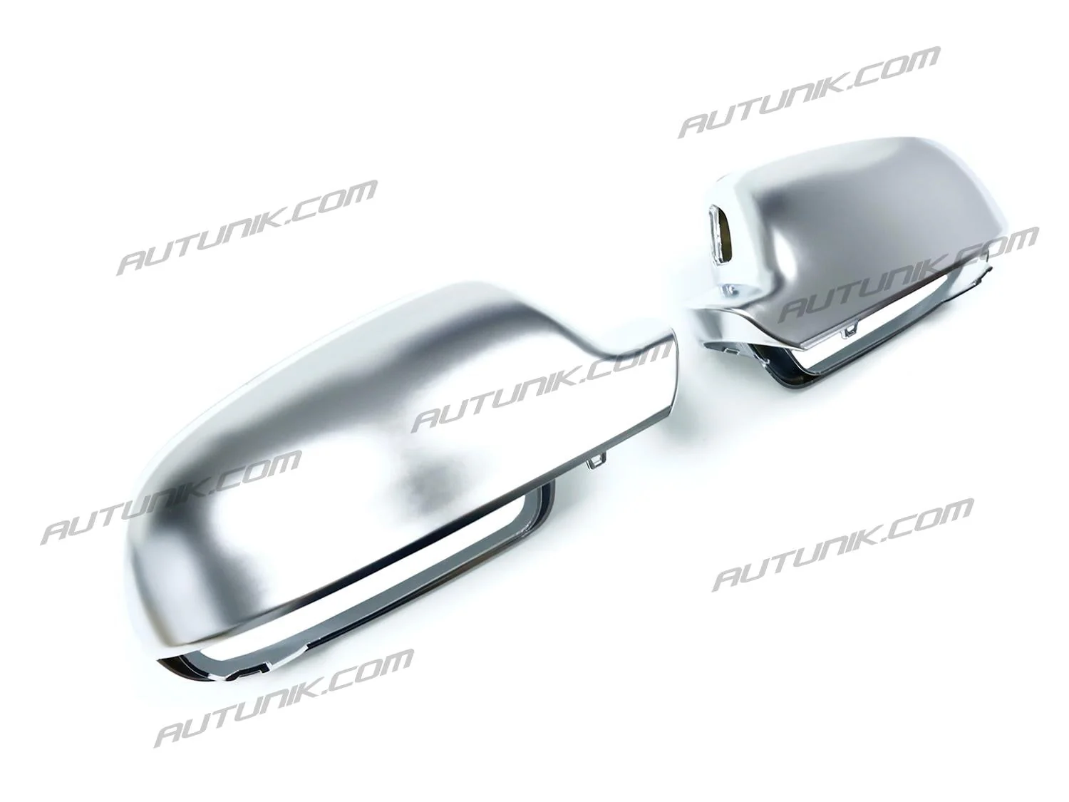 2x For AUDI A4 B8.5 S4 A5 8T S5 RS5 2013-2016 Matte Chrome Side Mirror Cover Caps with Lane Assist - Image 10