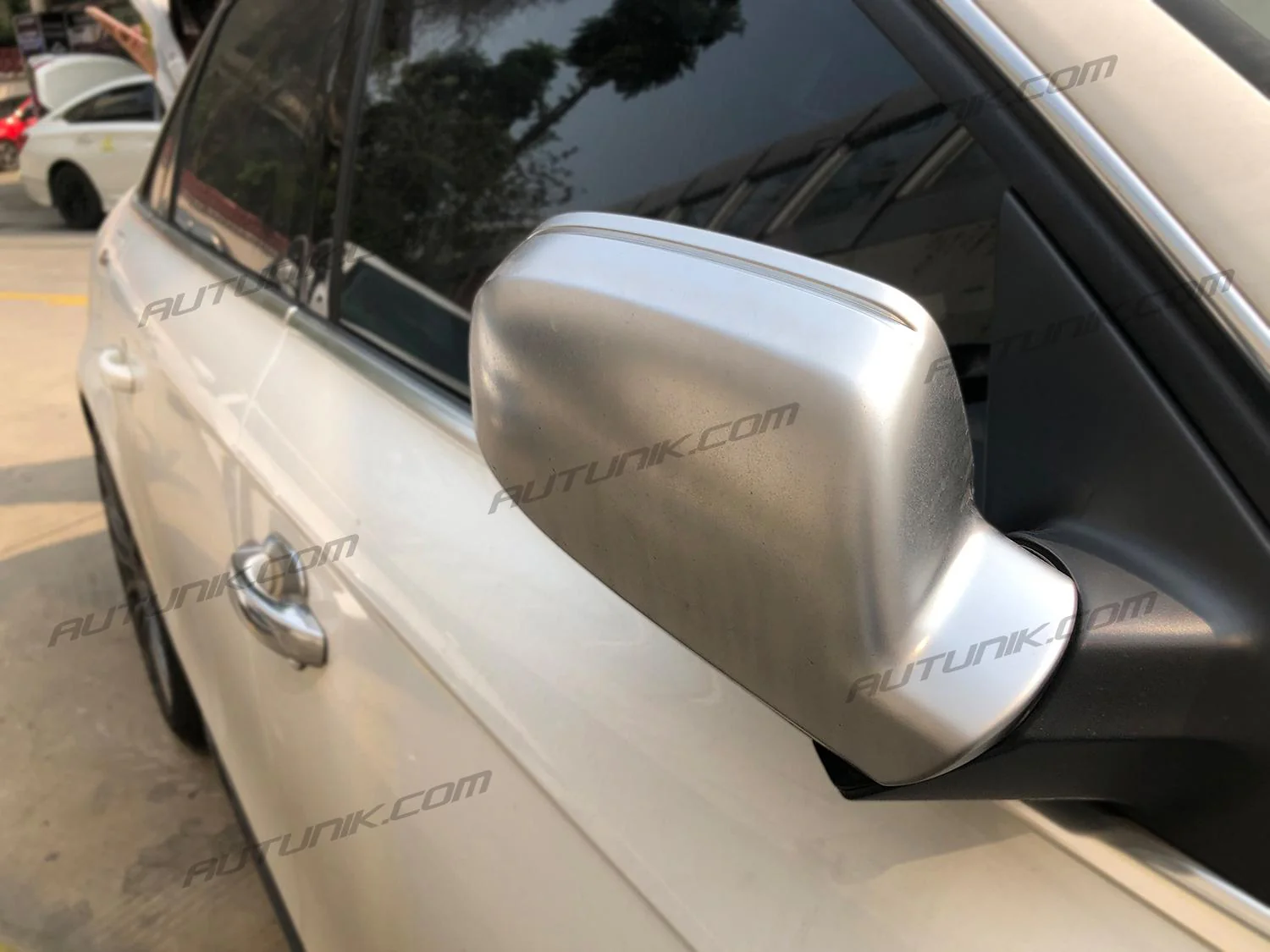 2x For AUDI A4 B8.5 S4 A5 8T S5 RS5 2013-2016 Matte Chrome Side Mirror Cover Caps with Lane Assist - Image 6