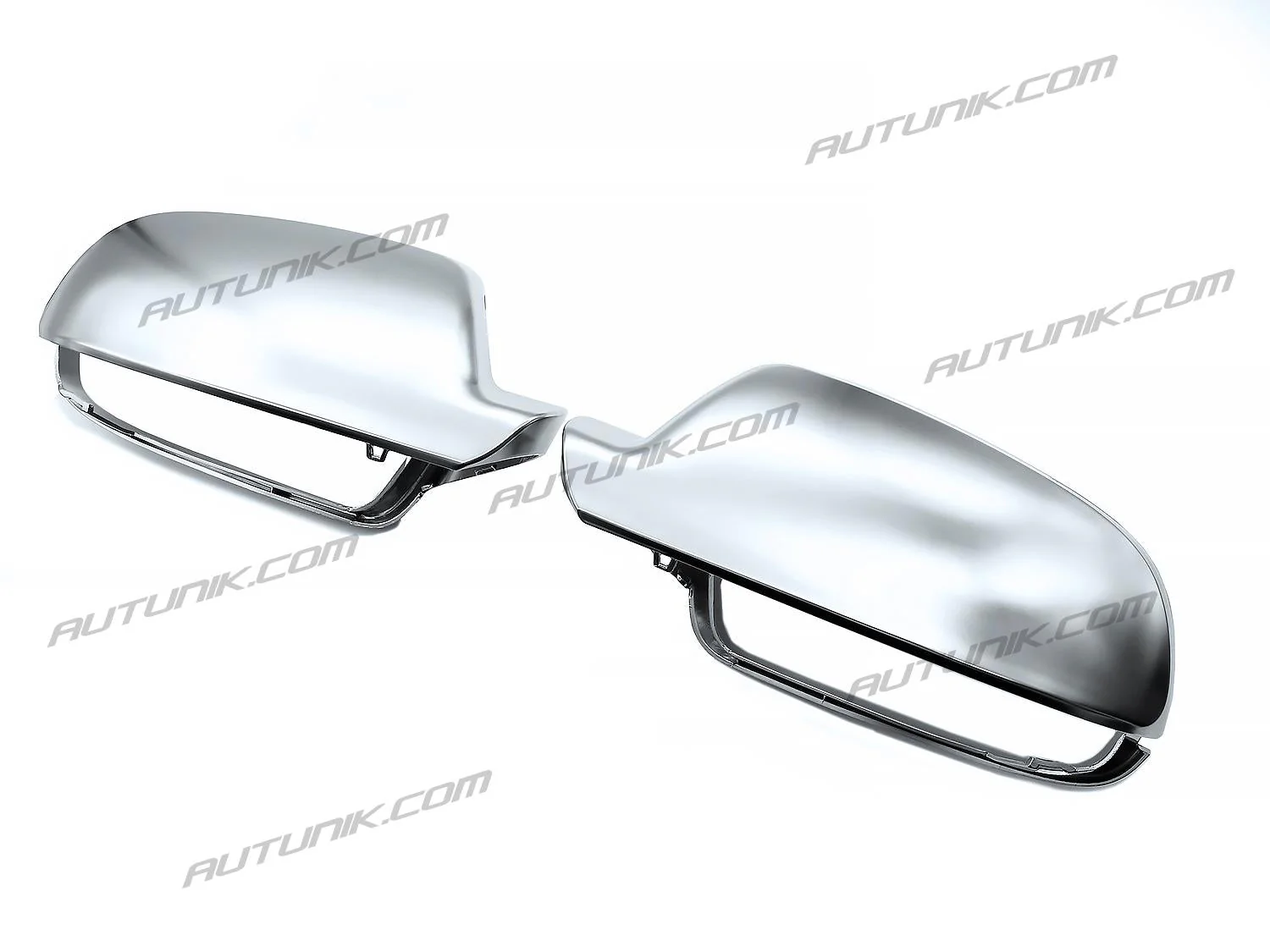 2x For AUDI A4 B8.5 S4 A5 8T S5 RS5 2013-2016 Matte Chrome Side Mirror Cover Caps with Lane Assist - Image 9