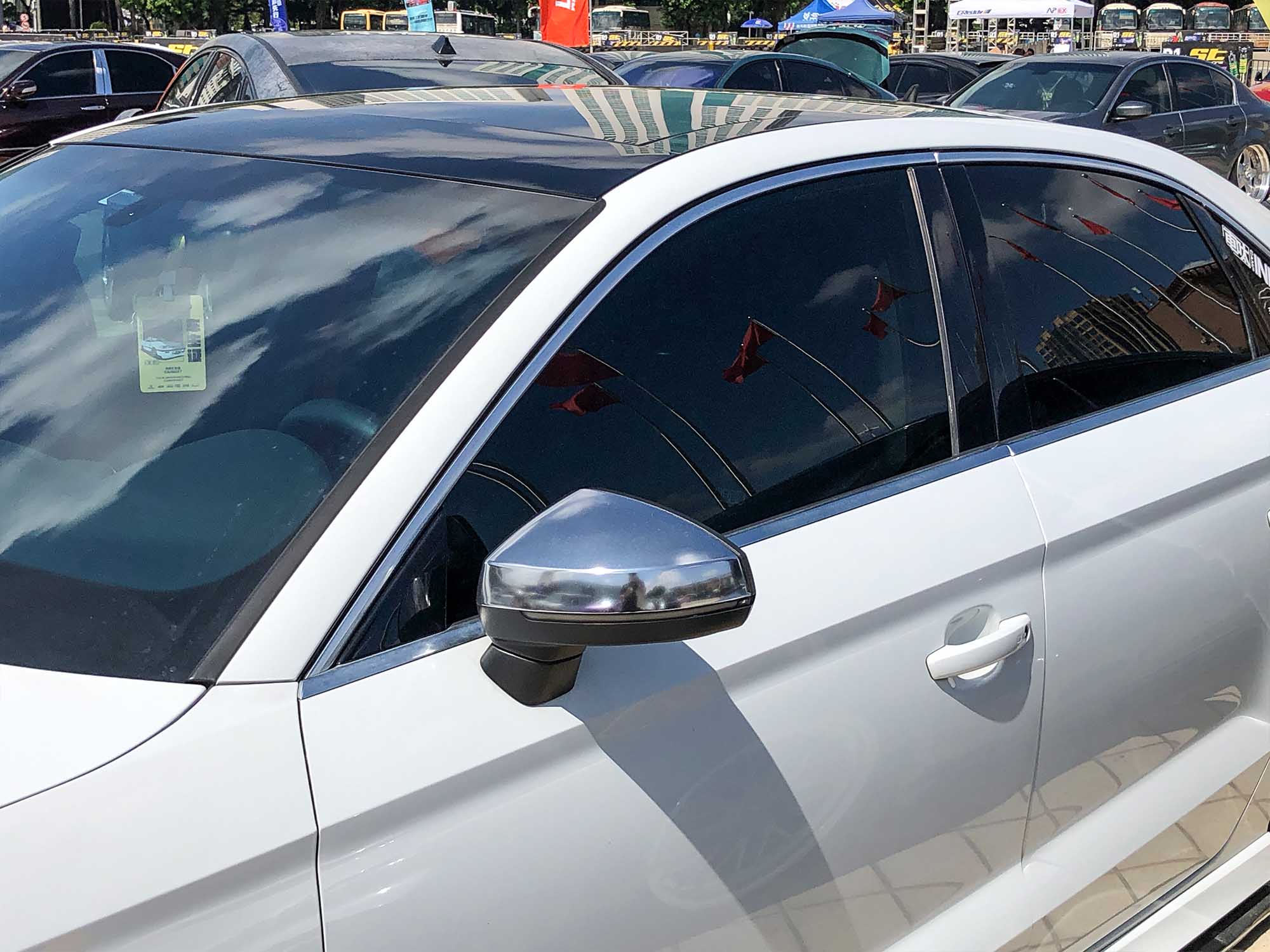 Pair For AUDI A3 8V S3 RS3 2013-2020 Matte Chrome Side Mirror Cover Caps Replacement - Image 16
