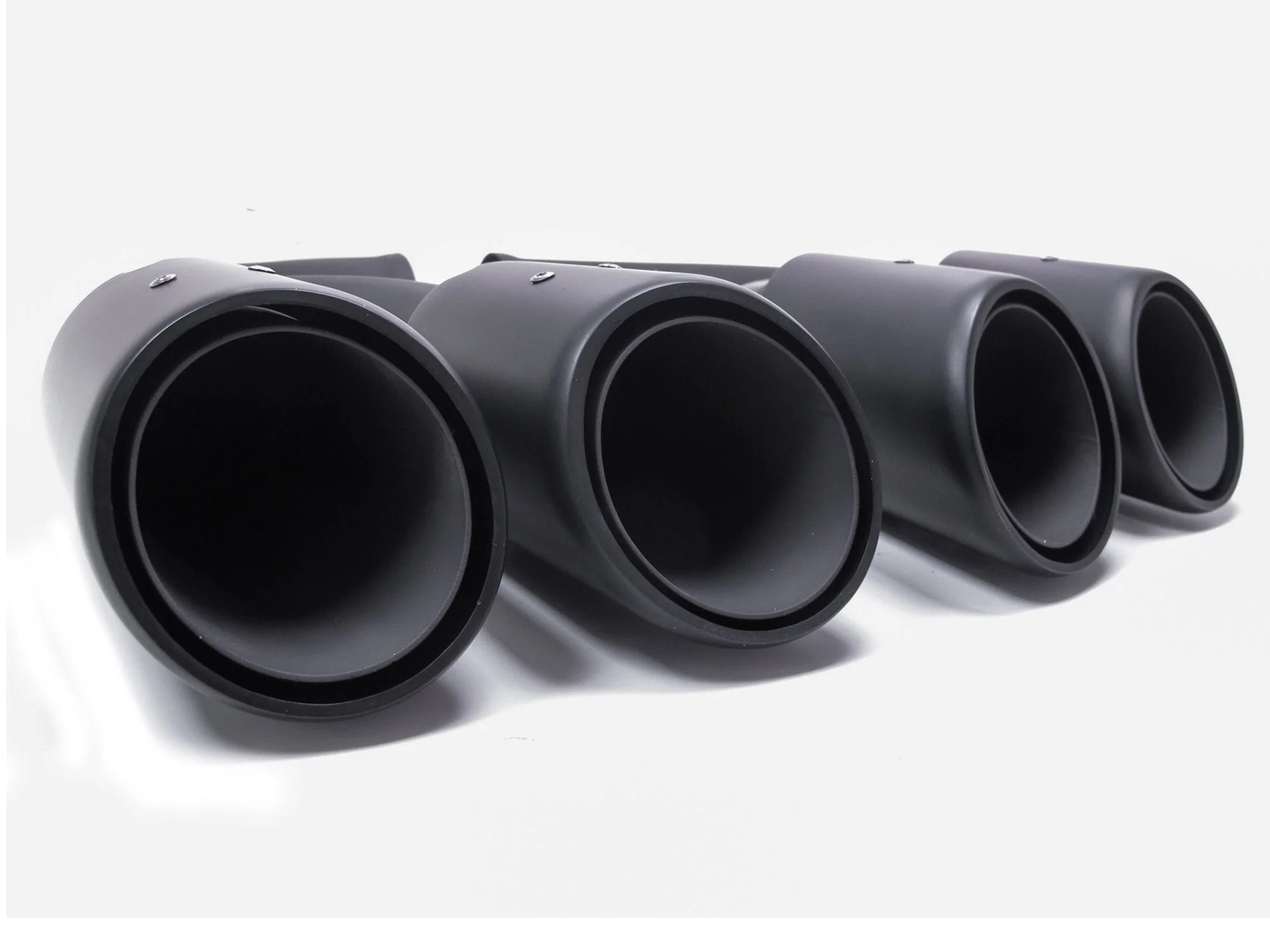 Matte Black Exhaust Tips Muffler for Porsche Cayenne 2011-2014 Long Pipes - Image 12