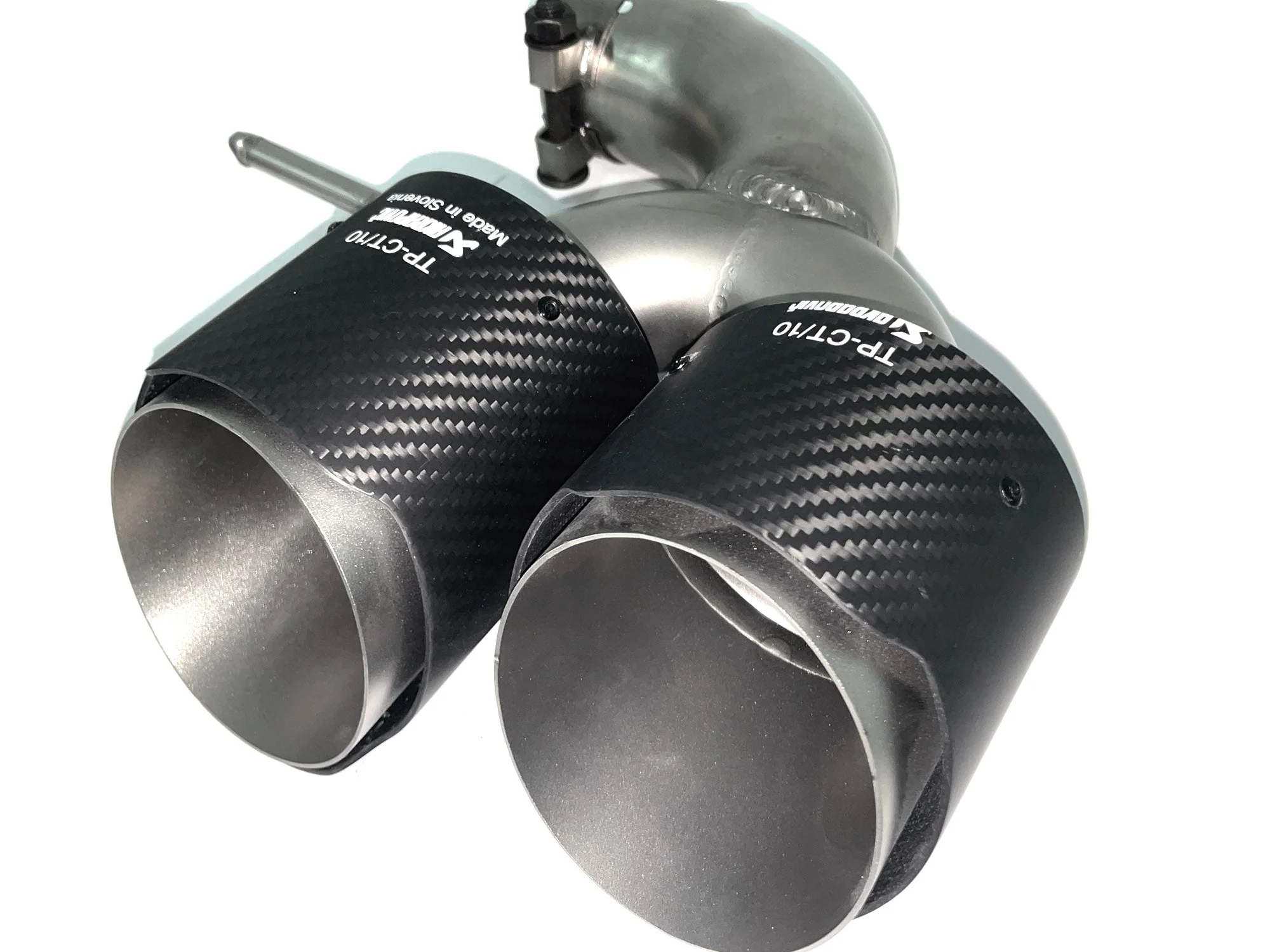 Matte Carbon Exhaust Tips Replacement for Alfa Romeo Stelvio Twin Dual Muffler Pipe - Image 10