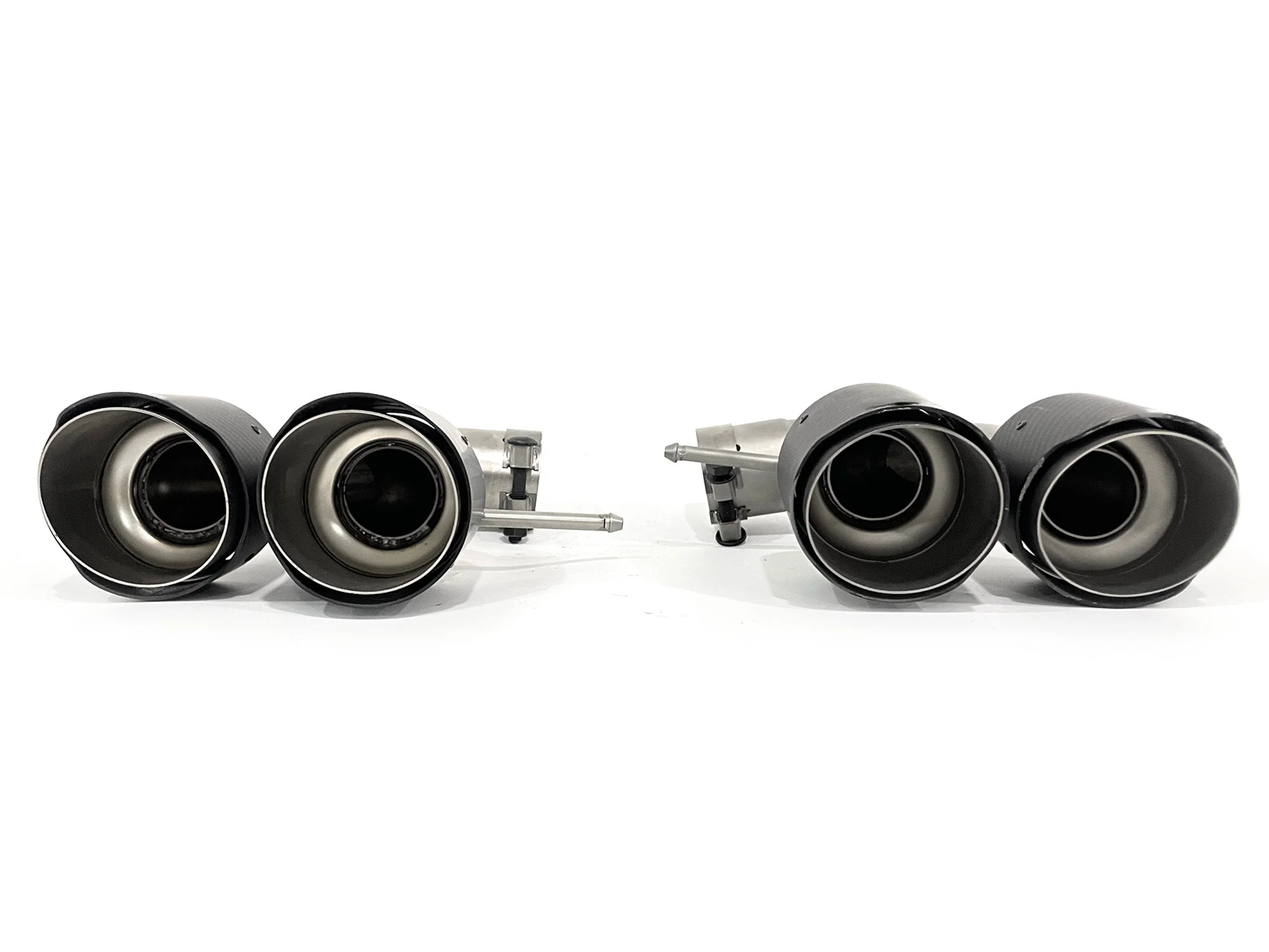 Matte Carbon Exhaust Tips Replacement for Alfa Romeo Stelvio Twin Dual Muffler Pipe - Image 6