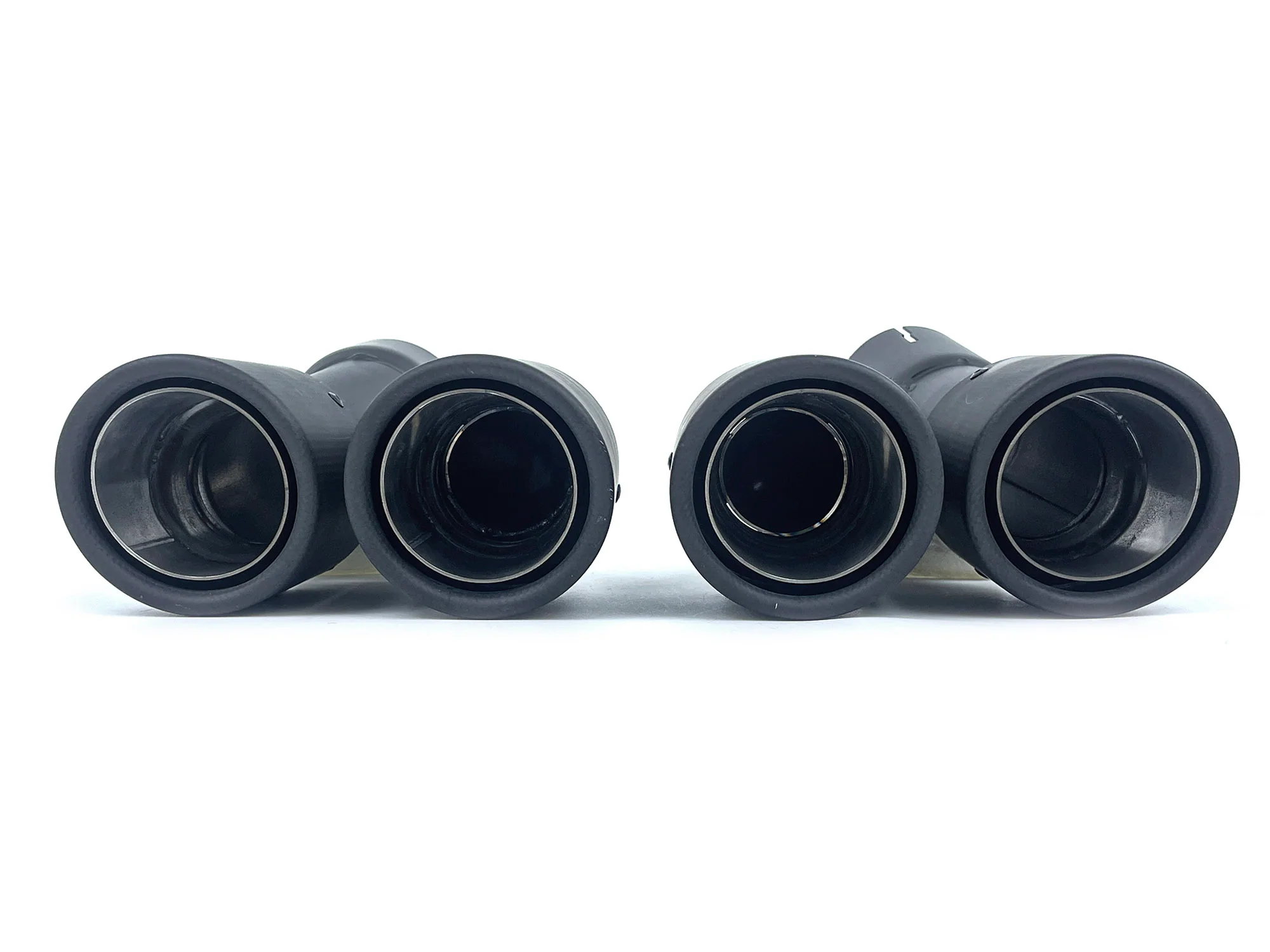 Matte Carbon M550i Dual Exhaust Tips for BMW G30 G31 5 Series 520i 530i 540i M-Sport 2017-2019-2023 - Image 7