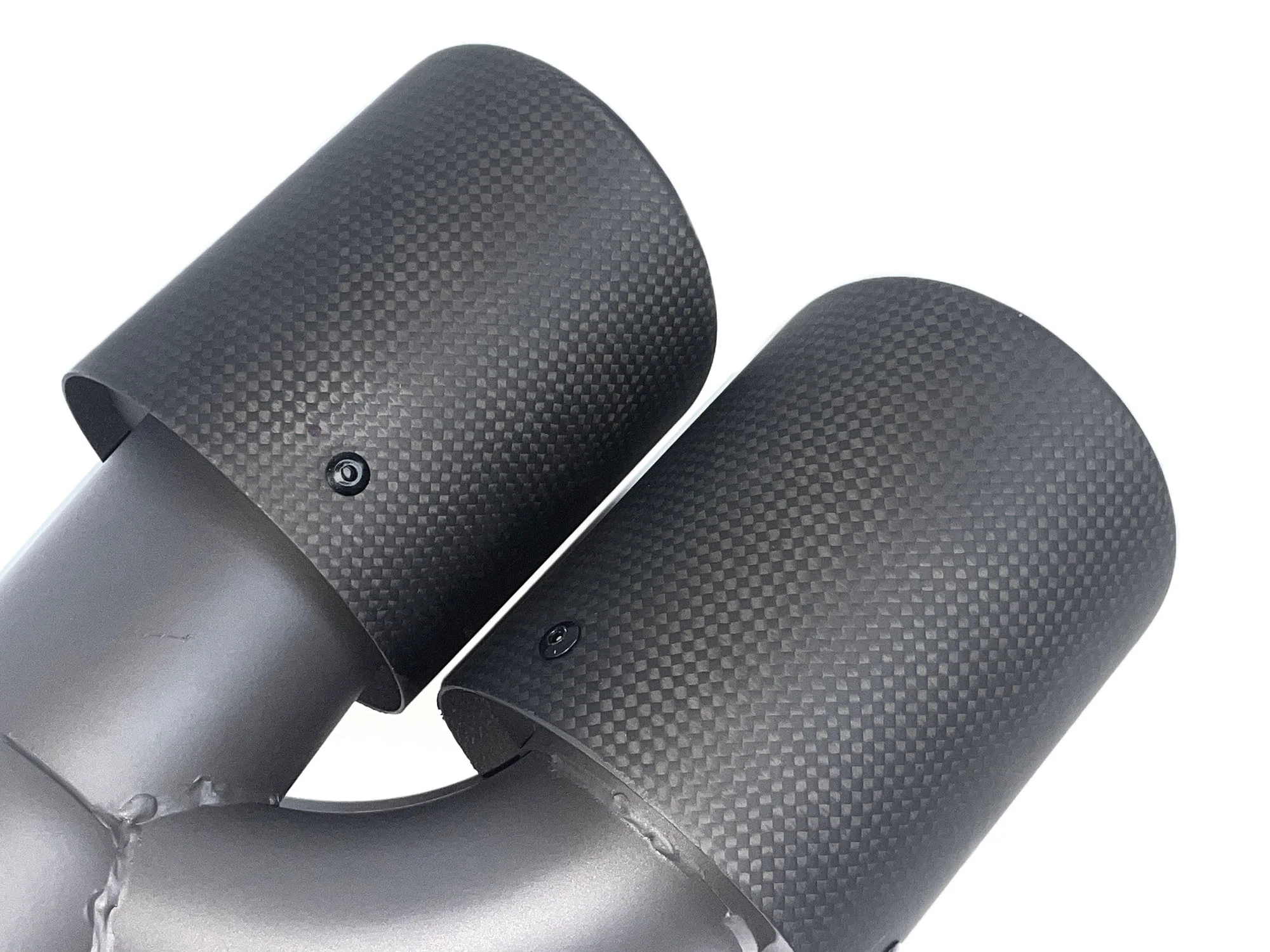 Matte Carbon M550i Dual Exhaust Tips for BMW G30 G31 5 Series 520i 530i 540i M-Sport 2017-2019-2023 - Image 8