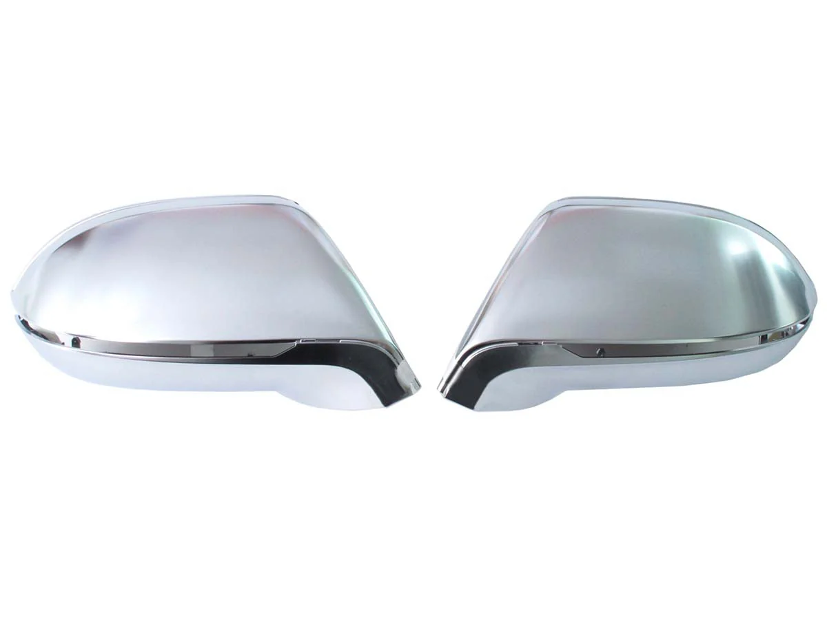 Pair For 2012-2018 AUDI A7 C7 S7 RS7 Matte Chrome Mirror Cover Caps - Image 10