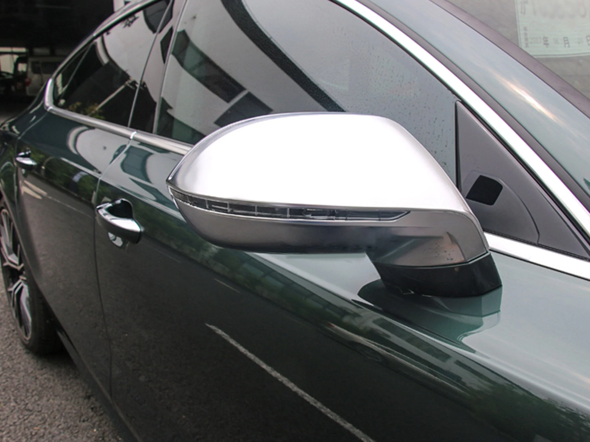 Pair For 2012-2018 AUDI A7 C7 S7 RS7 Matte Chrome Mirror Cover Caps - Image 6