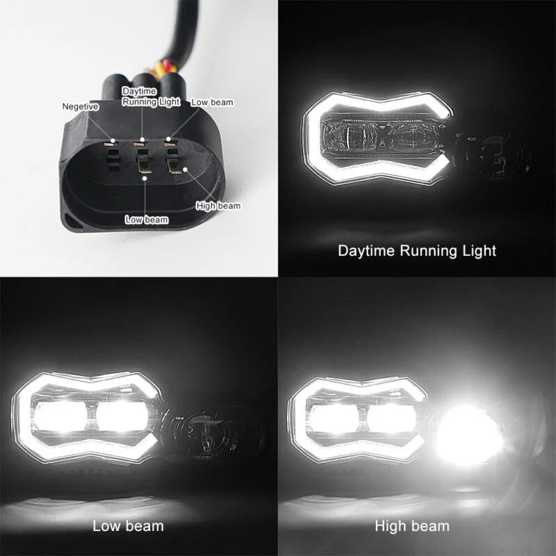 Motorcycle LED Headlight For BMW F650GS F700GS F800GS ADV Adventure - Image 19