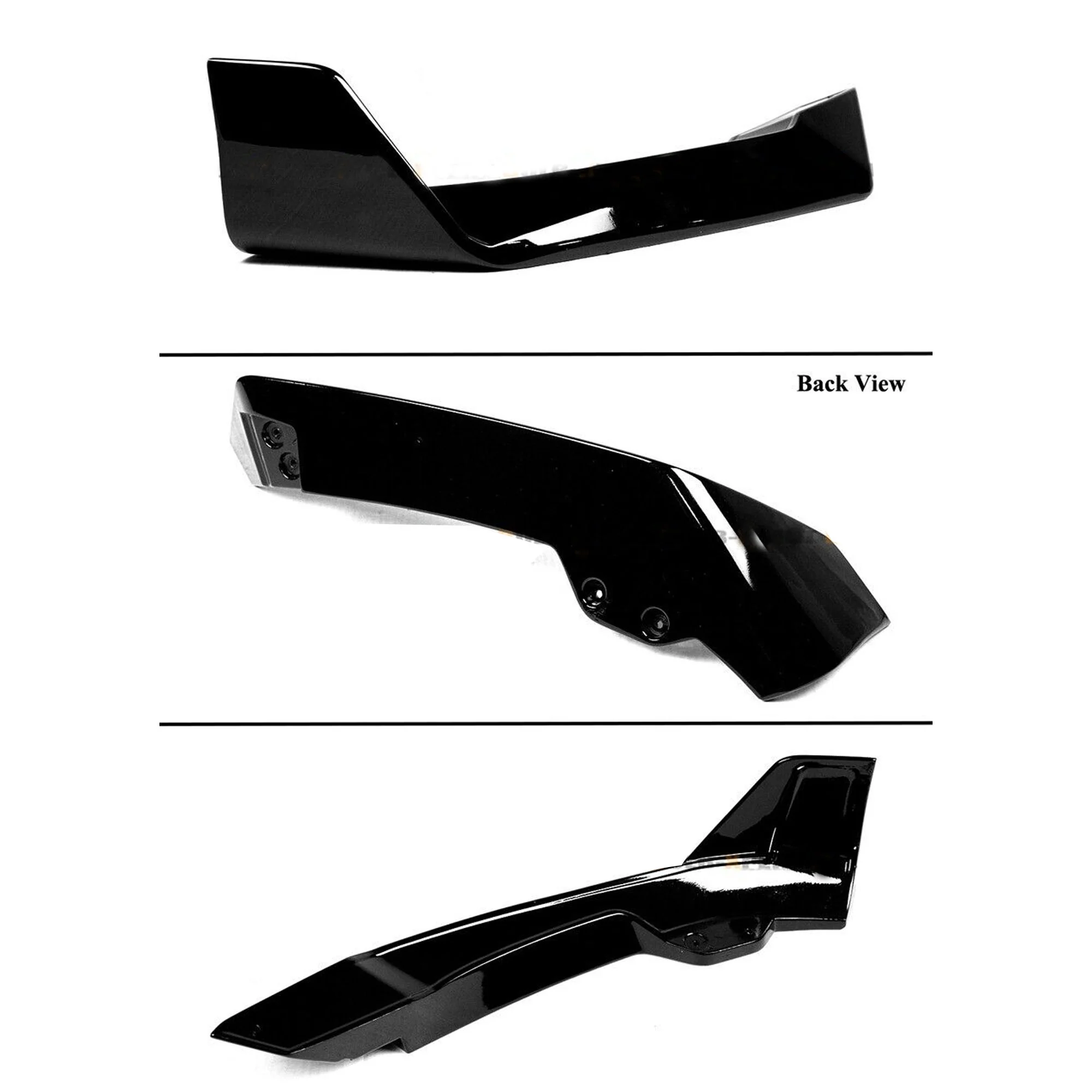 MP Style Gloss Black Front Bumper Lip Spoiler For 2024-2026 BMW X6 G06 M Sport LCI - Image 3