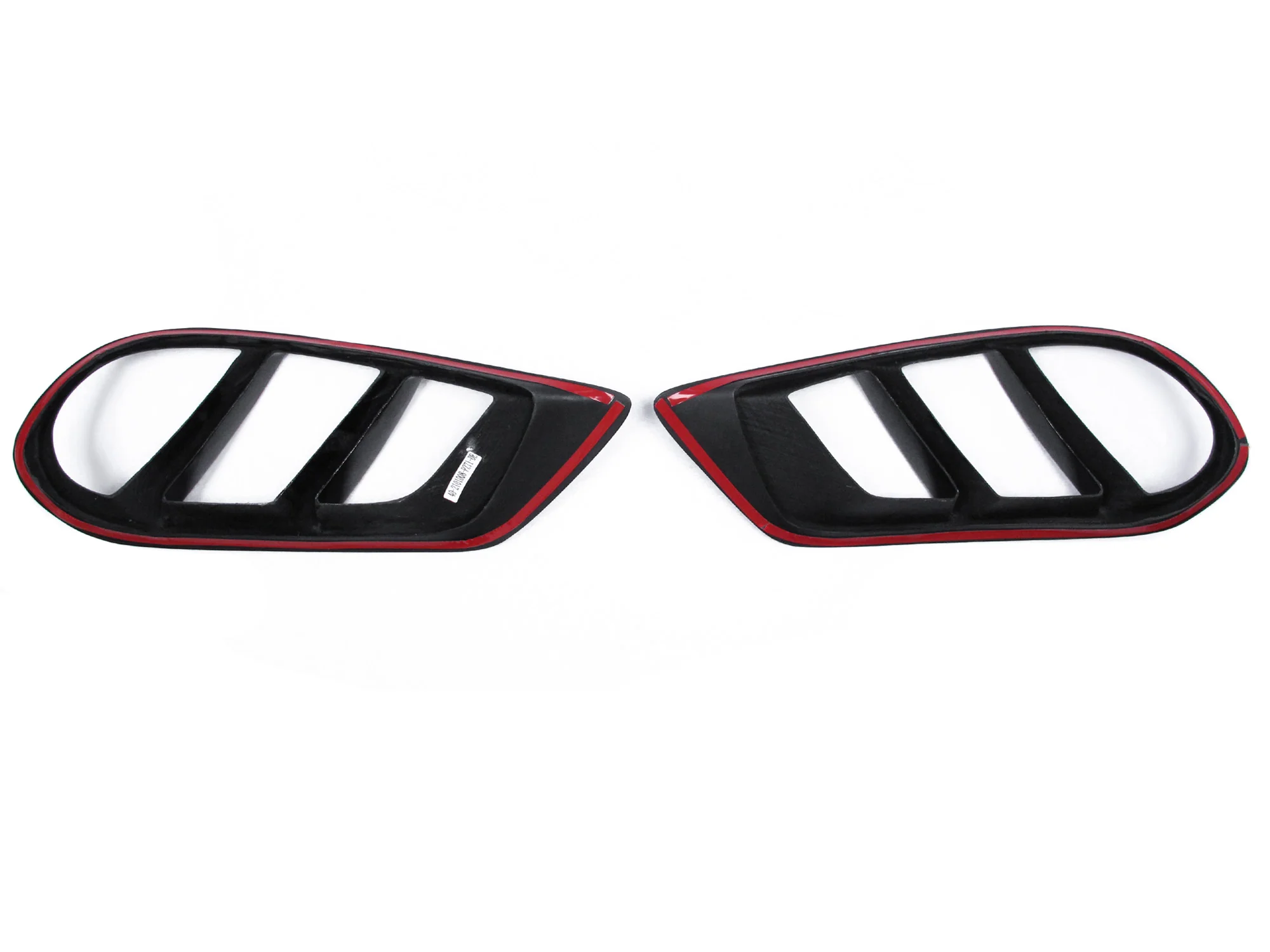 Gloss Black Fog Light Air Duct Vent Covers For 2015-2018 Mercedes Benz W205 C300 C43 AMG - Image 12