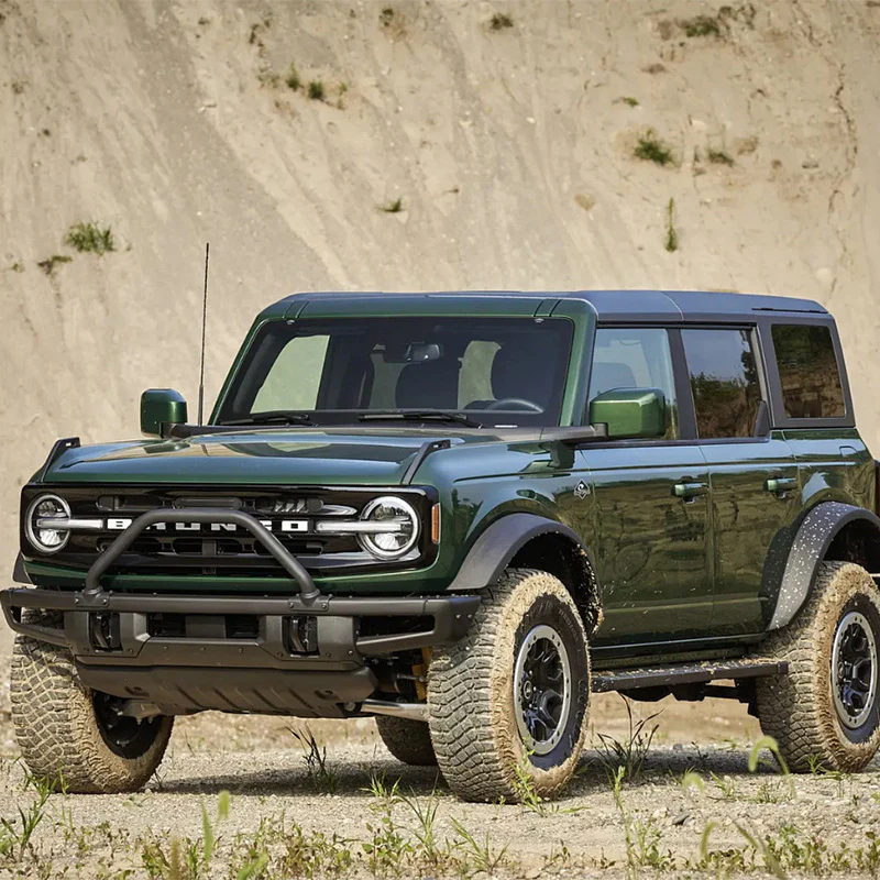 New Manganese Steel Bumper Bull Bar Front Bar for Ford Bronco 2021-2023 - Image 4