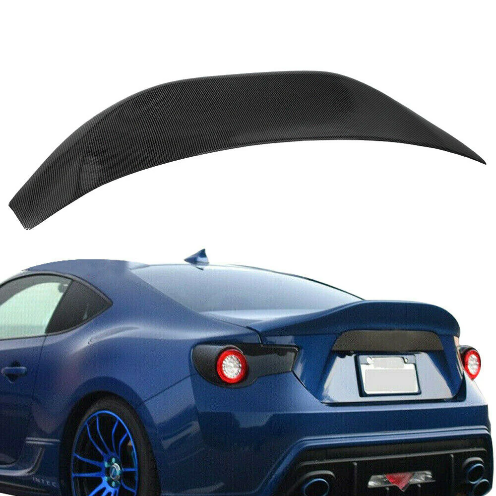 Carbon Fiber Look Rear Trunk Spoiler Wing Fit For Scion FR-S GT86 Subaru BRZ 2013-2020 - Image 2