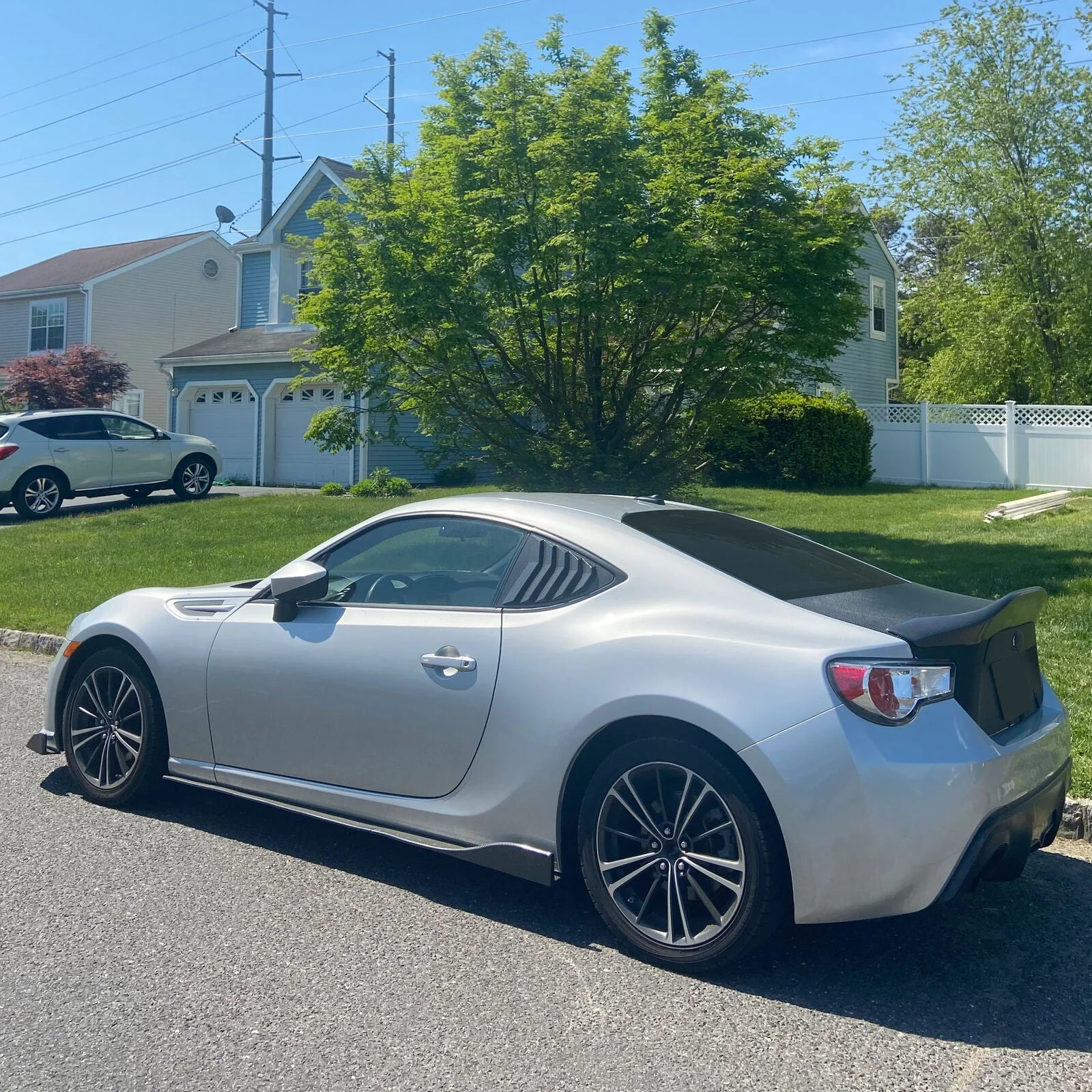 Carbon Fiber Look Rear Trunk Spoiler Wing Fit For Scion FR-S GT86 Subaru BRZ 2013-2020 - Image 4