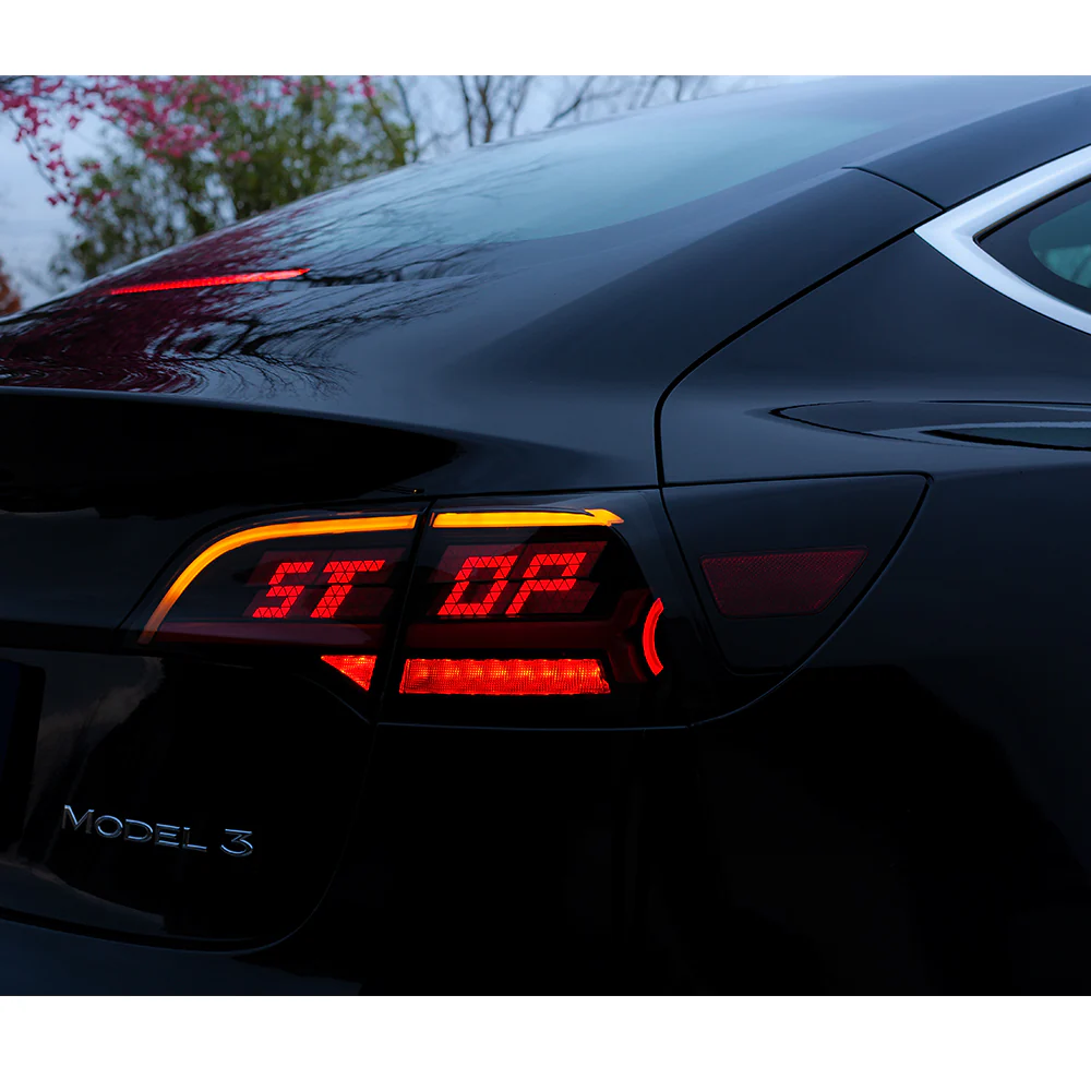 OLED Tail Lights For Tesla Model 3 Model Y 2017-2023 Customized Letterings - Image 10