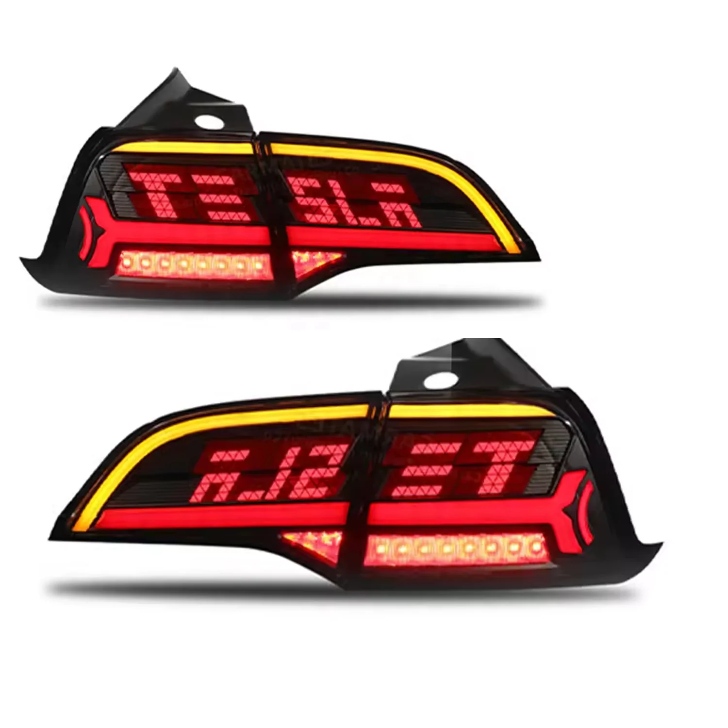 OLED Tail Lights For Tesla Model 3 Model Y 2017-2023 Customized Letterings - Image 7