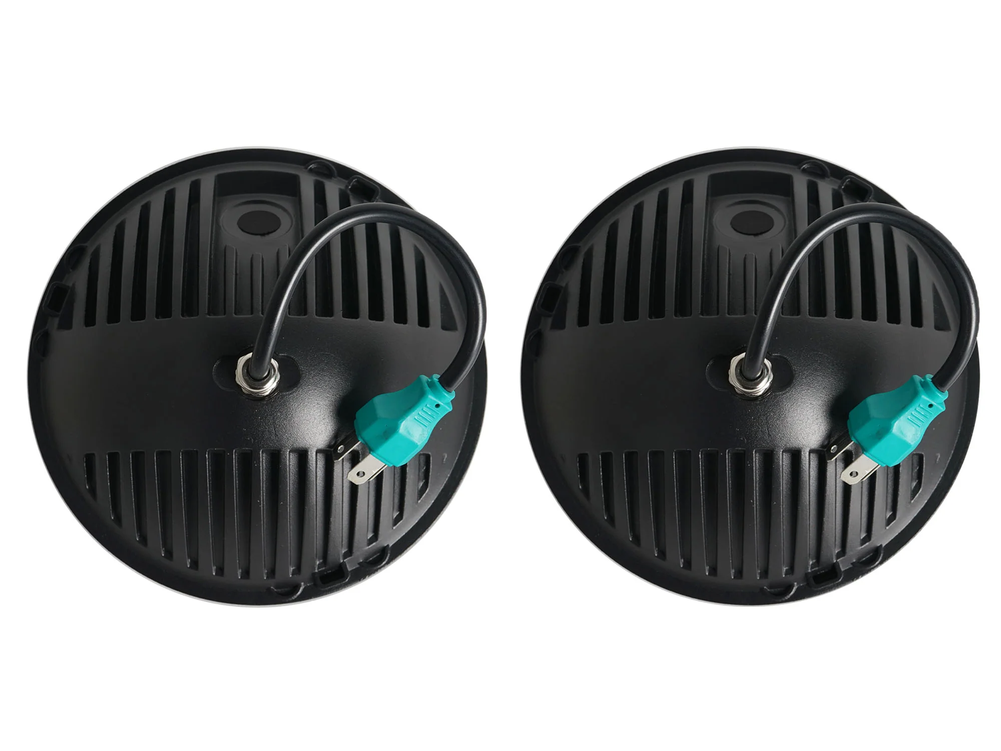 Pair 7" Round LED Headlights for Jeep CJ Wrangler TJ, JK, JKU & Mazda Miata 90-97 Porsche 944 - Image 12