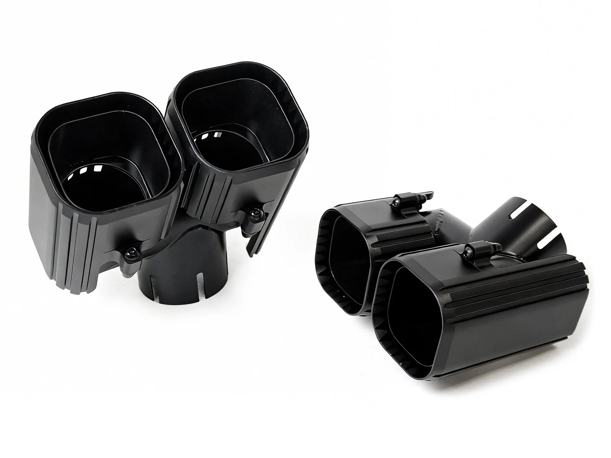 Pair Black Exhaust Muffler Tips for 2020-2026 Land Rover Defender L663 90/110/130 3.0L/2.0L - Image 7