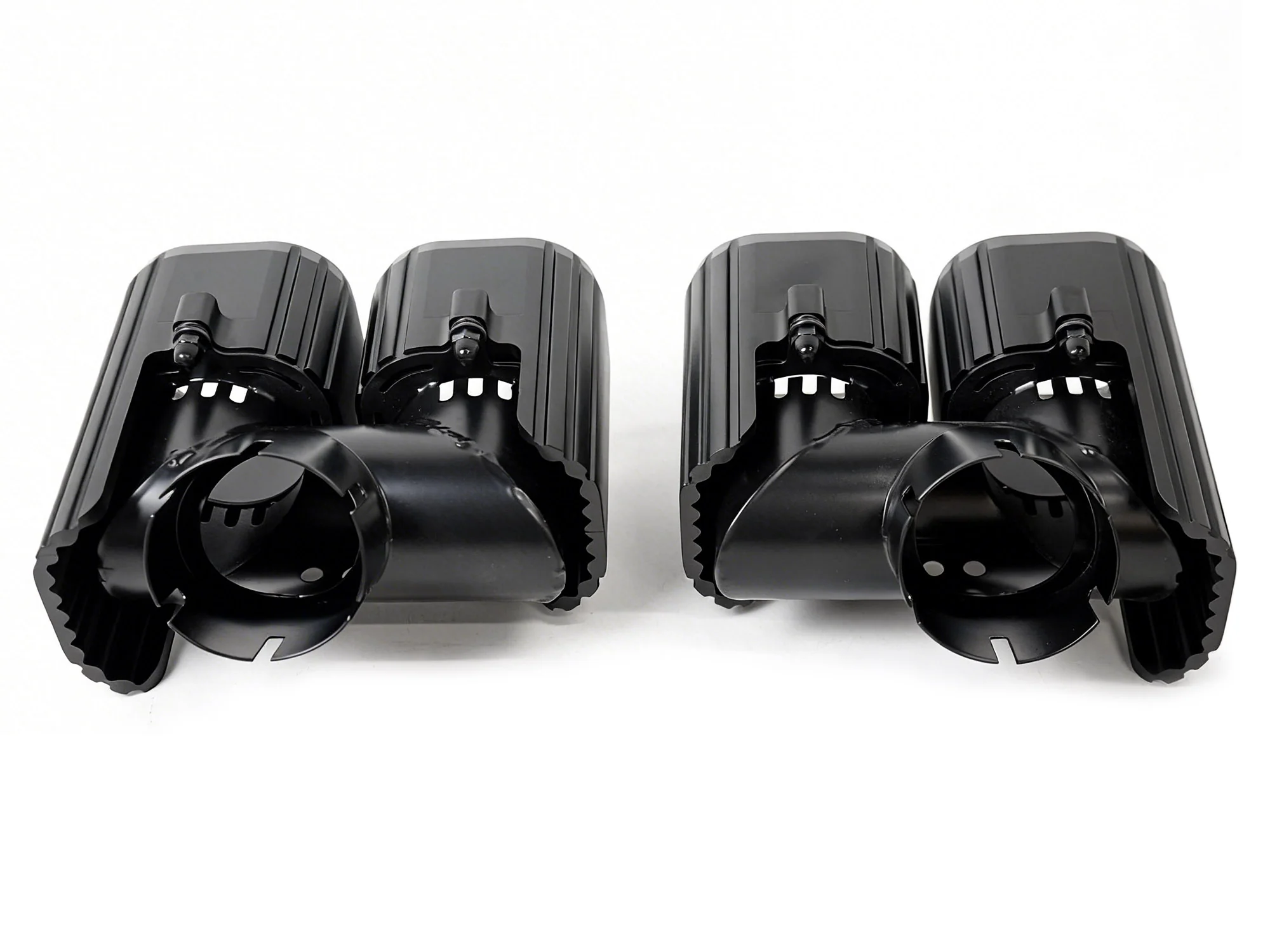 Pair Black Exhaust Muffler Tips for 2020-2026 Land Rover Defender L663 90/110/130 3.0L/2.0L - Image 9