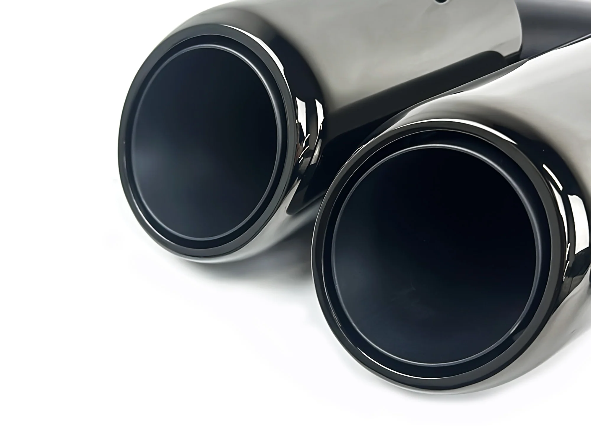 Gloss Black Exhaust Tips Pipes For Porsche 958.1 Cayenne 92A V8 2011-2014 Short Tailpipe - Image 10