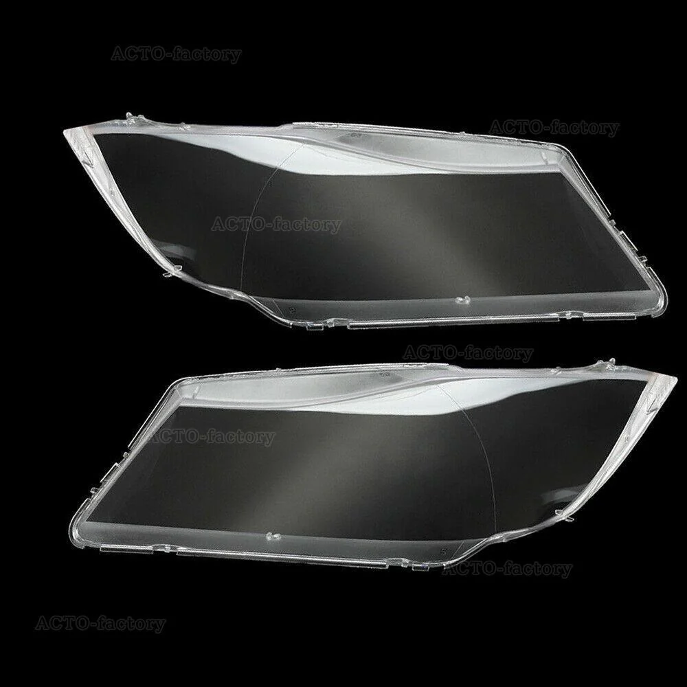 Pair Car Headlight Lens Cover Lamp Clear Xenon For BMW 3 E90 E91 Sedan 2005-2012 - Image 3
