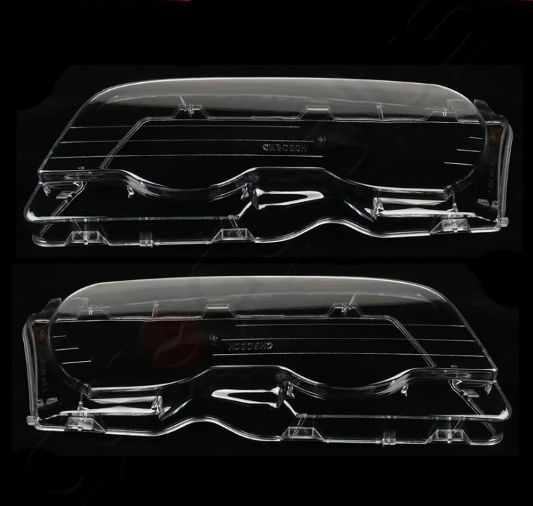 Pair Clear Front Headlight Lens Covers For BMW E46 2DR 1999–2003 / M3 2001–2006 - Image 2
