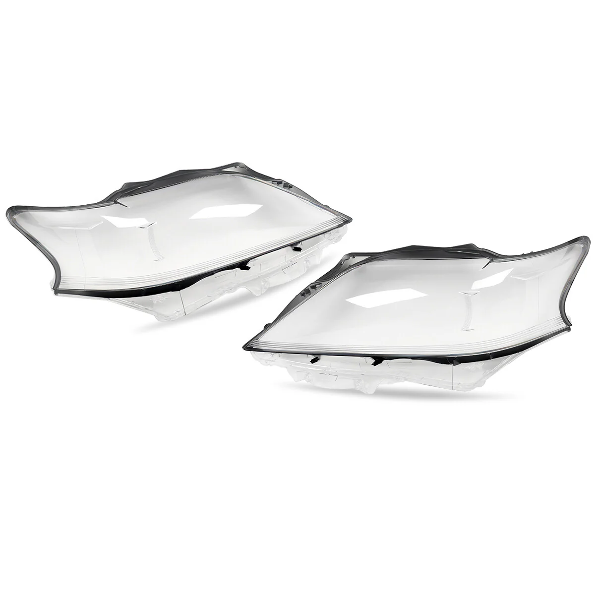 Pair Clear Front Headlight Lens Covers for Lexus RX350 / RX450h 2012–2015 Headlamp Shell Left+Right - Image 2