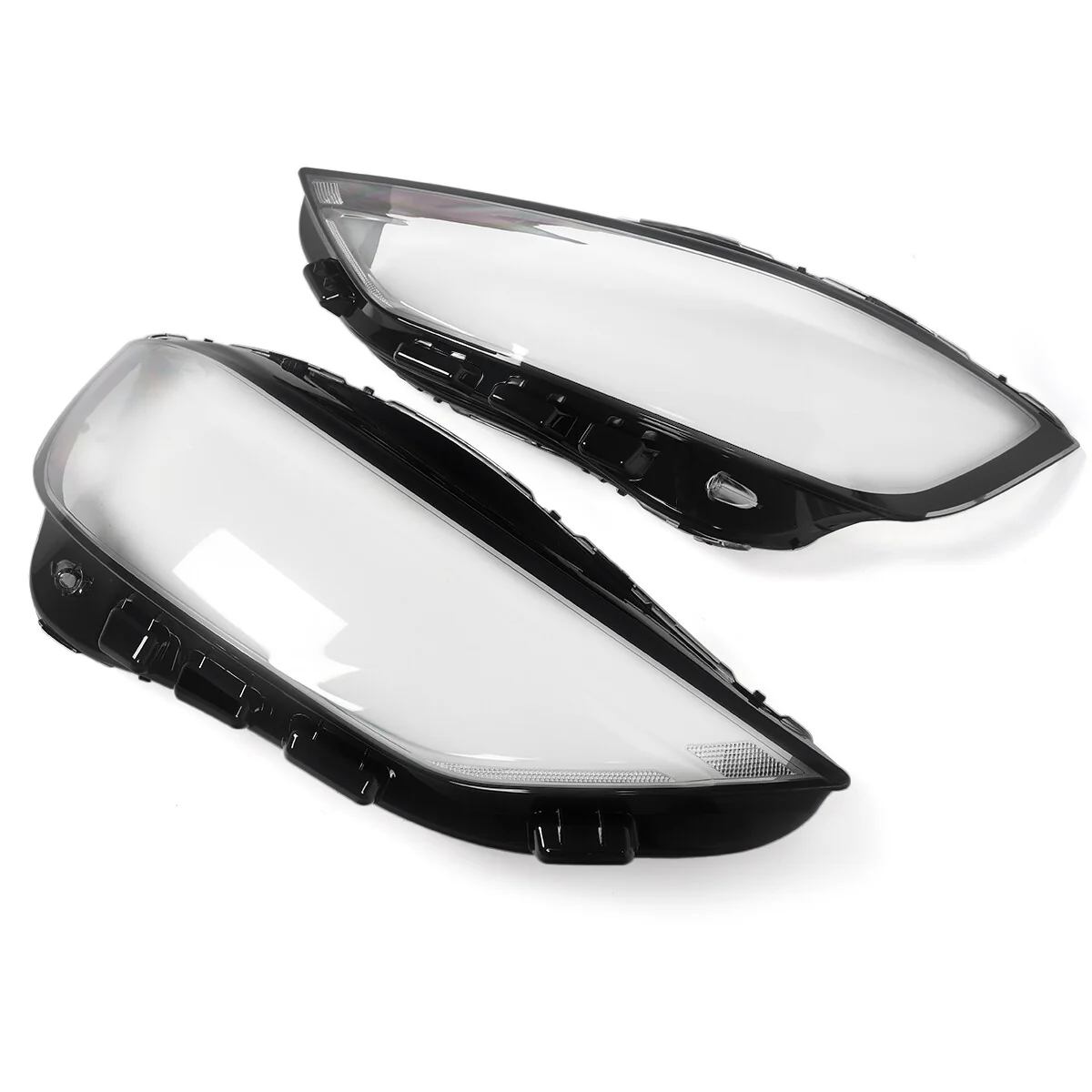 Pair Clear Headlight Headlamp Covers Lens Left+Right  For Ford Edge 2019-2022 - Image 10
